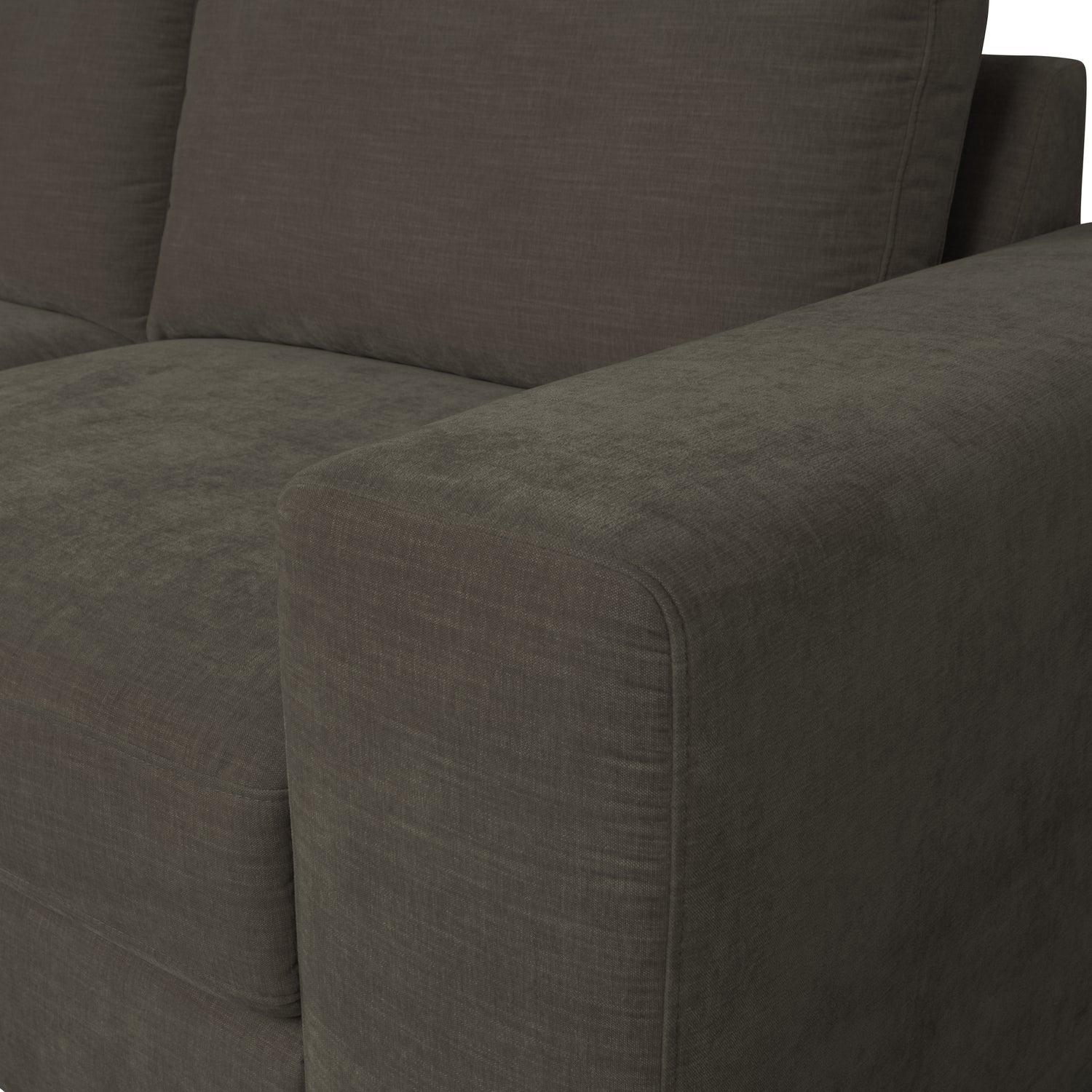 Sofa FAMILY - Endmodul rechtsseitig in Anthrazit