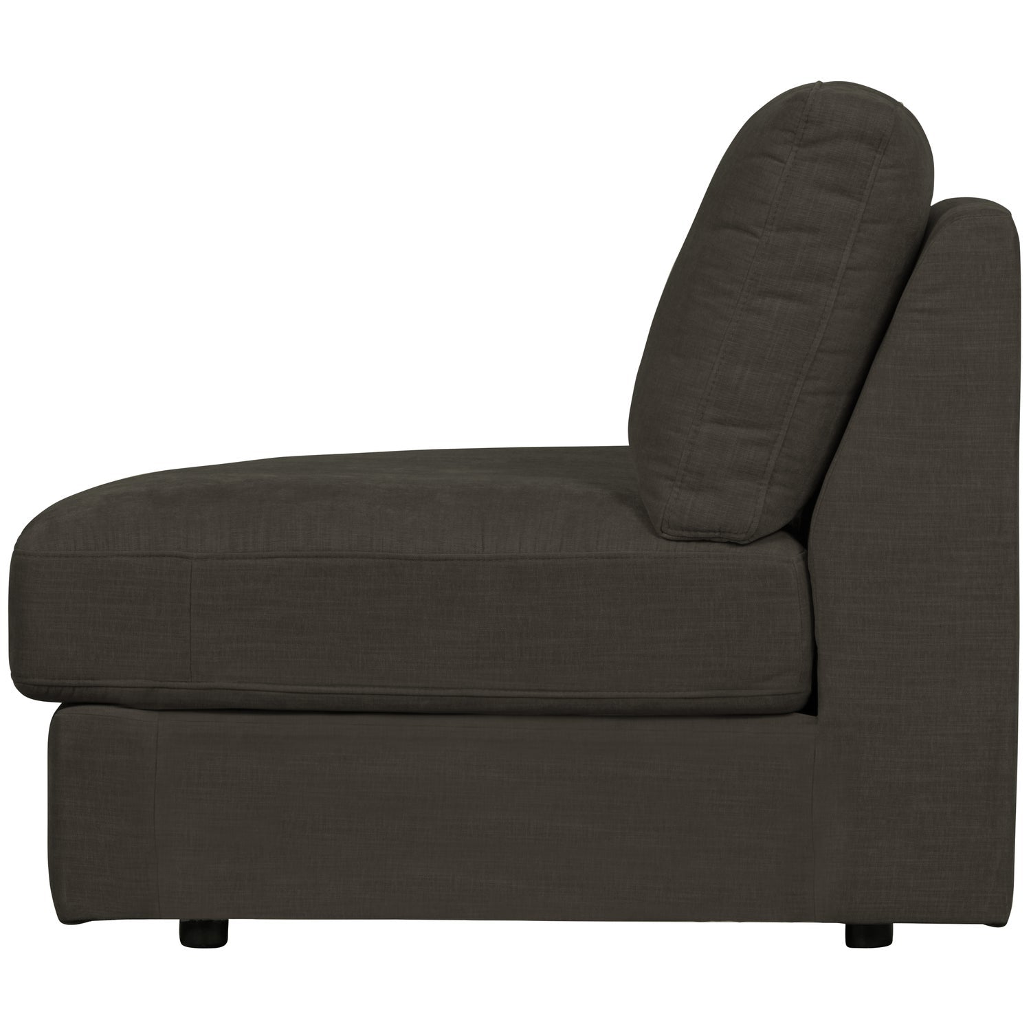 Sofa FAMILY - offenes Modul linksseitig in Anthrazit