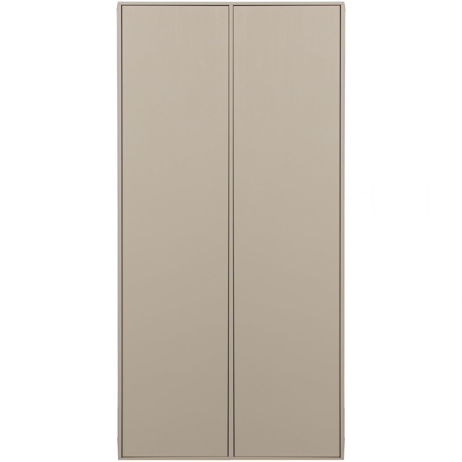 Kleiderschrank 2-türig DAILY grau-beige