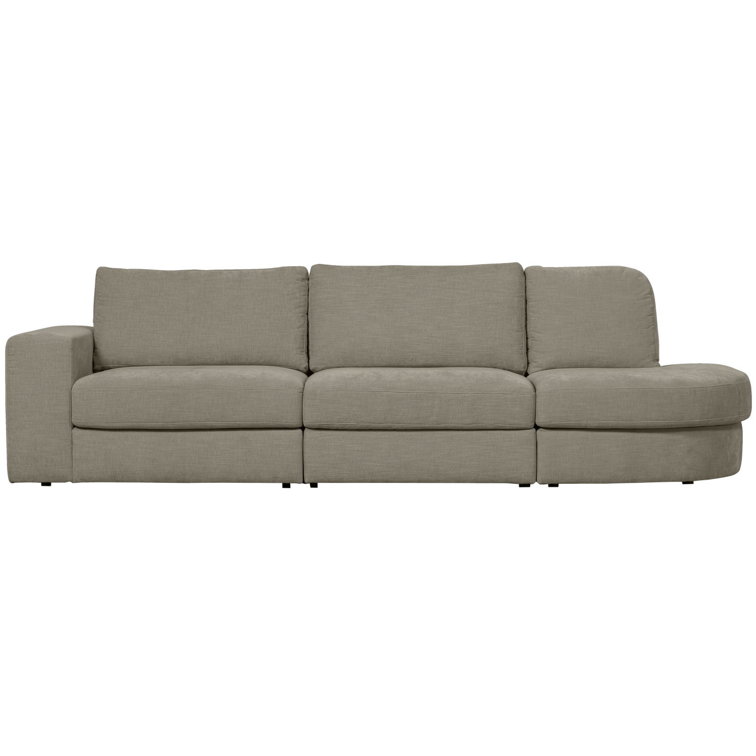 Sofa otwarta prawostronna FAMILY ciepły szary