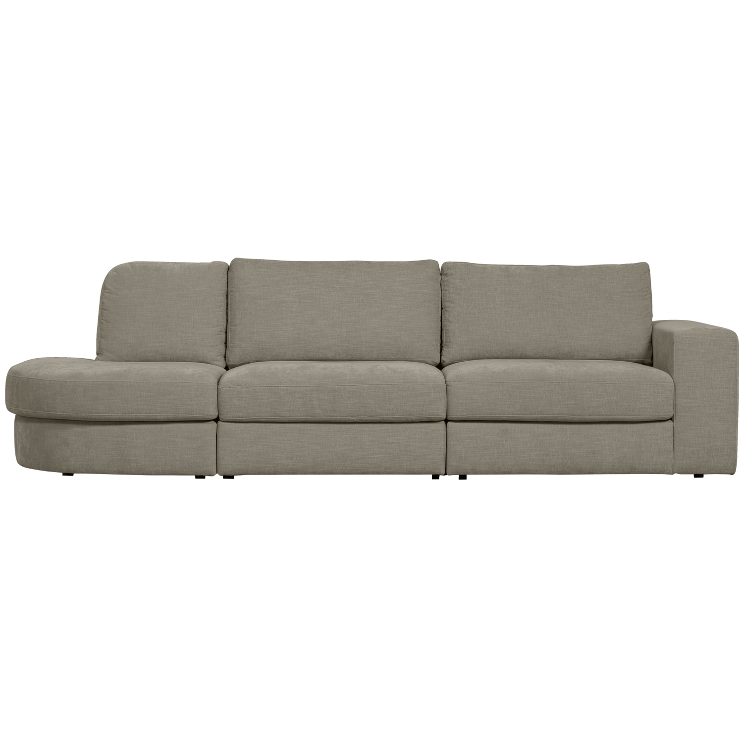 Sofa otwarta lewostronna FAMILY ciepły szary