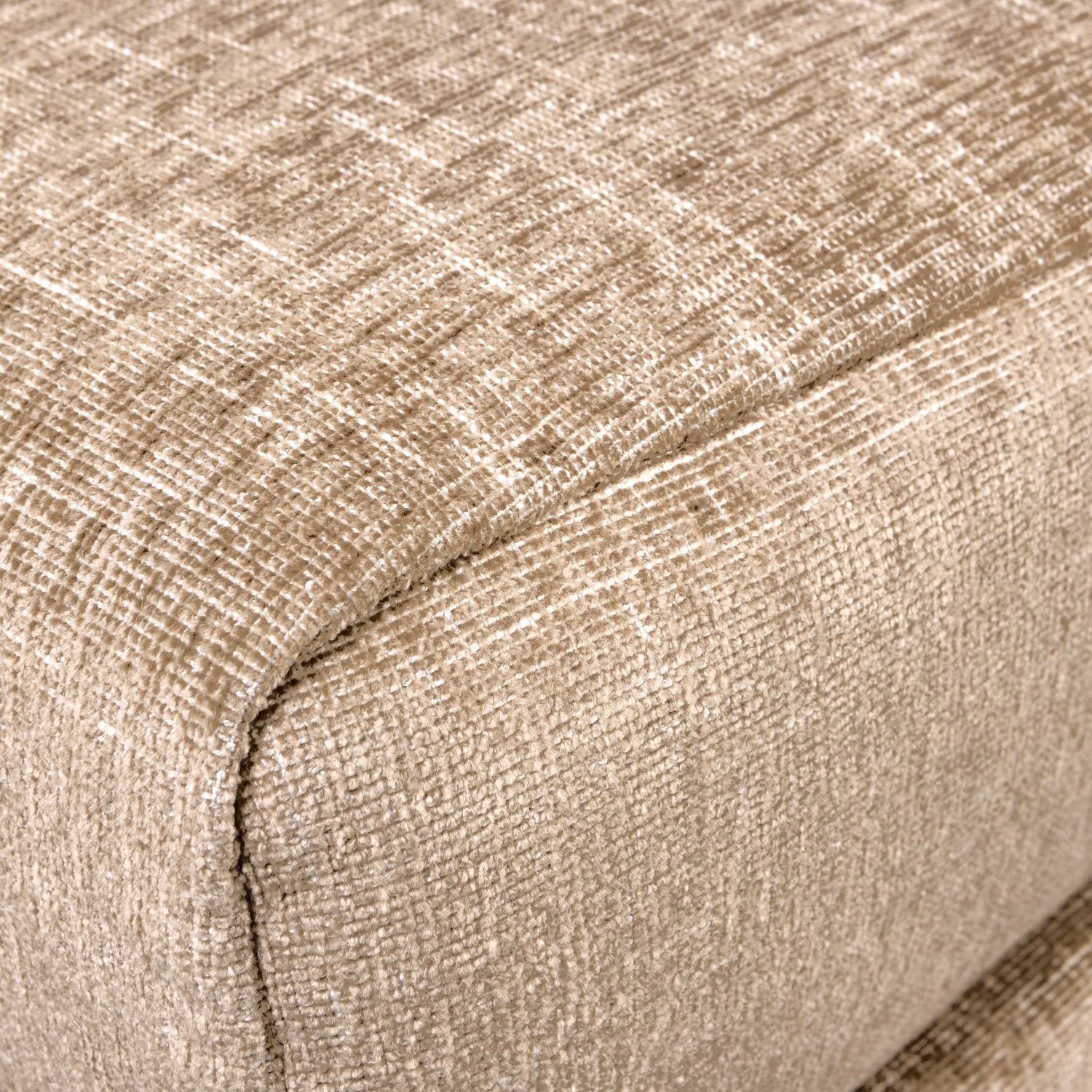 Sofa COUPLE - Eckmodul in butterfarbener Melange