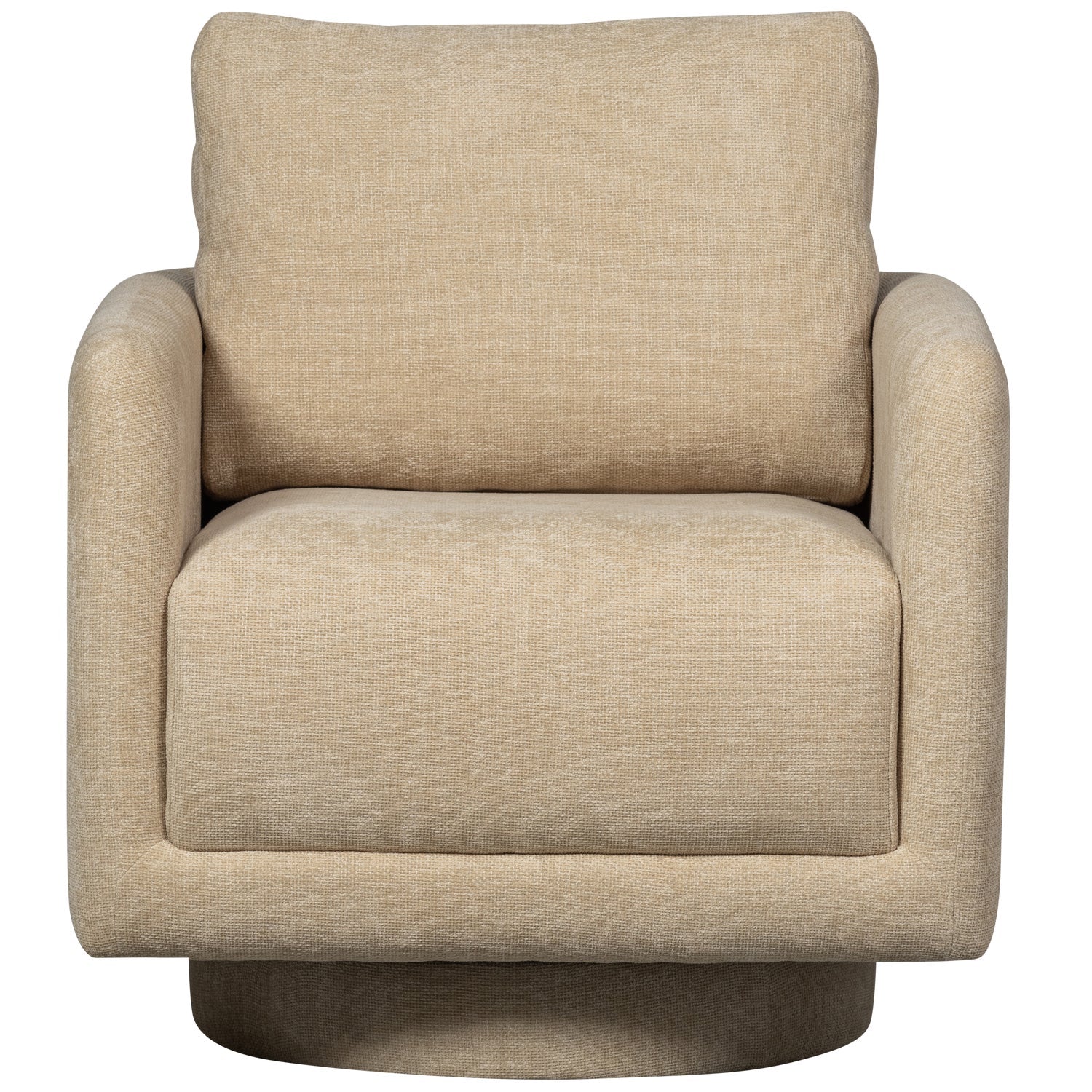 Beige Oscar rotary armchair