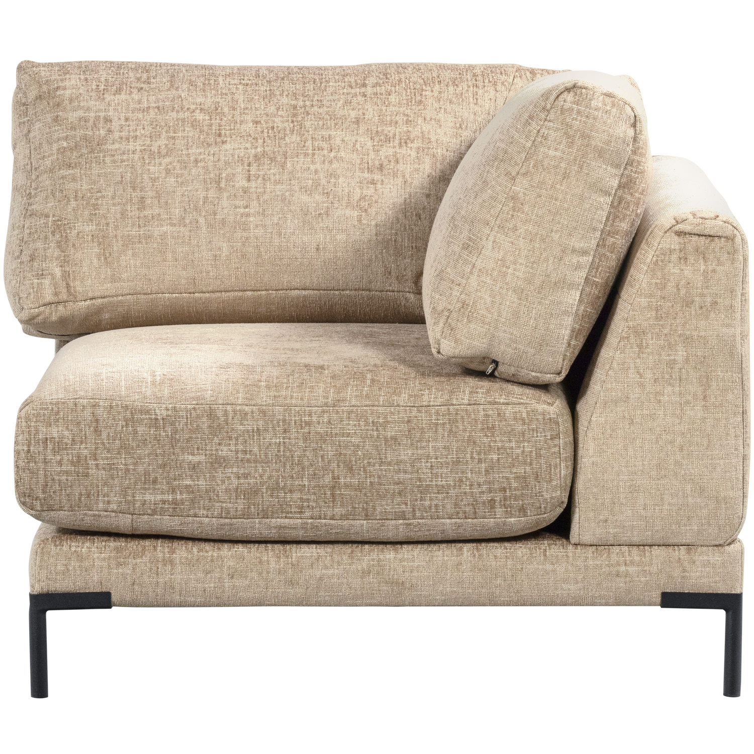 Sofa COUPLE - moduł narożny beżowy melanż
