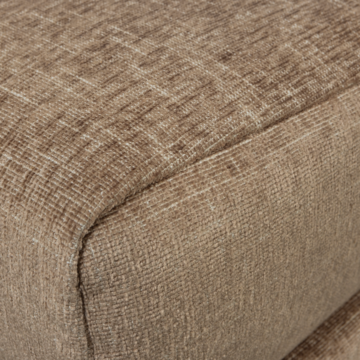 Rechtsseitiger Sessel COUPLE braun meliert