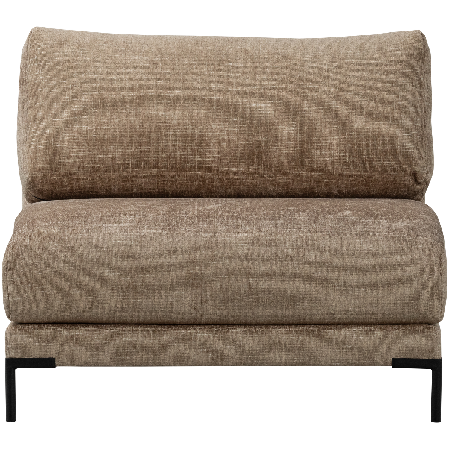 Sessel / Modul COUPLE braun meliert