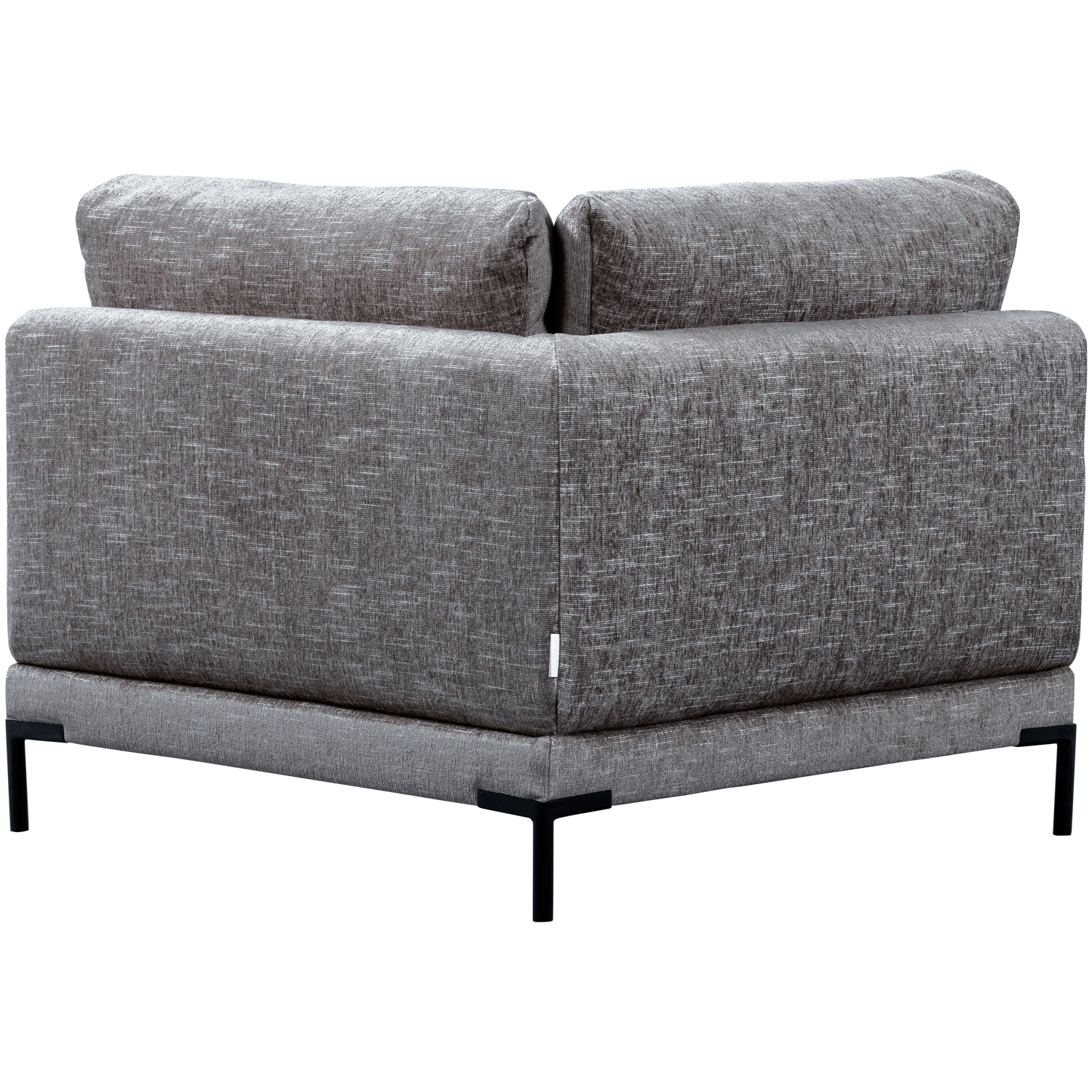 Sofa COUPLE - Eckmodul in meliertem Jeansstoff