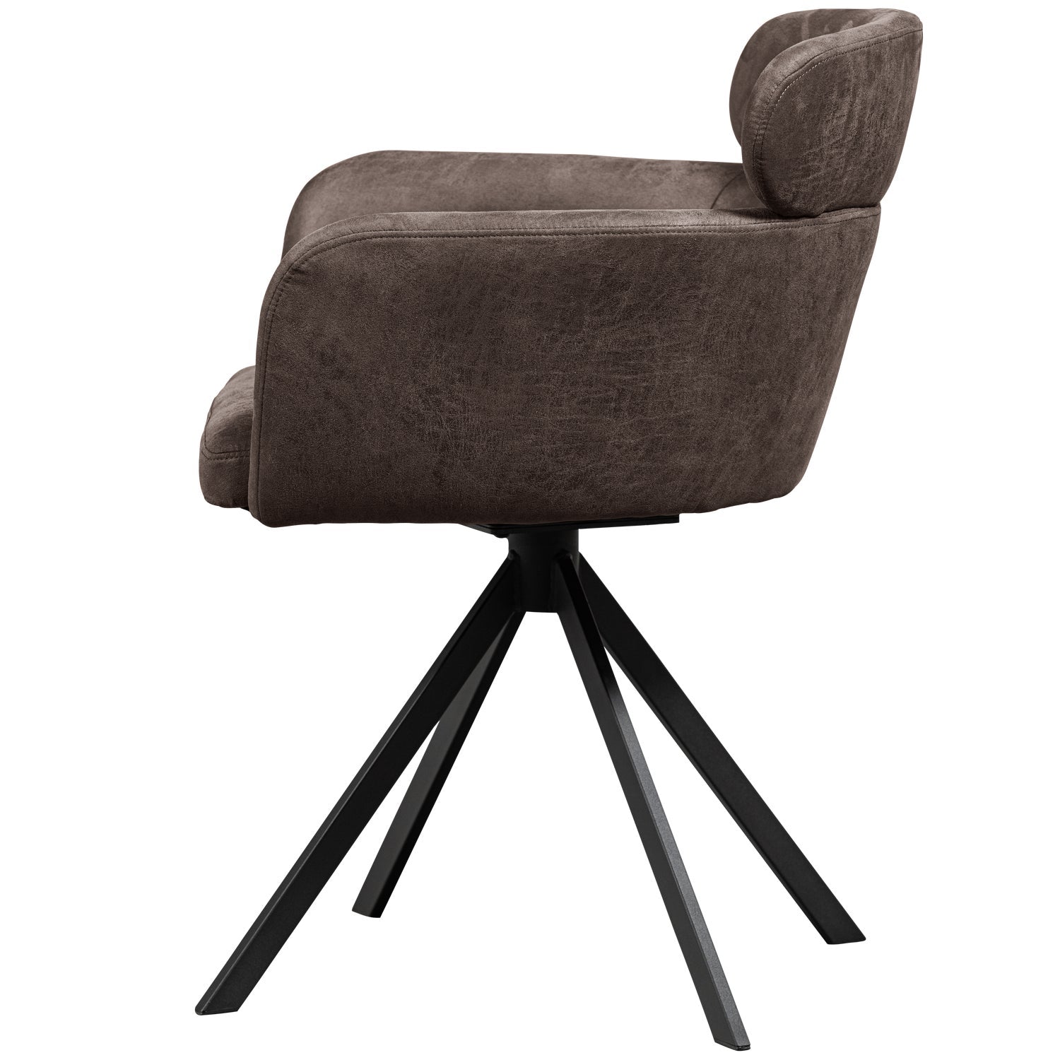 Fenne swivel chair gray eco -leather