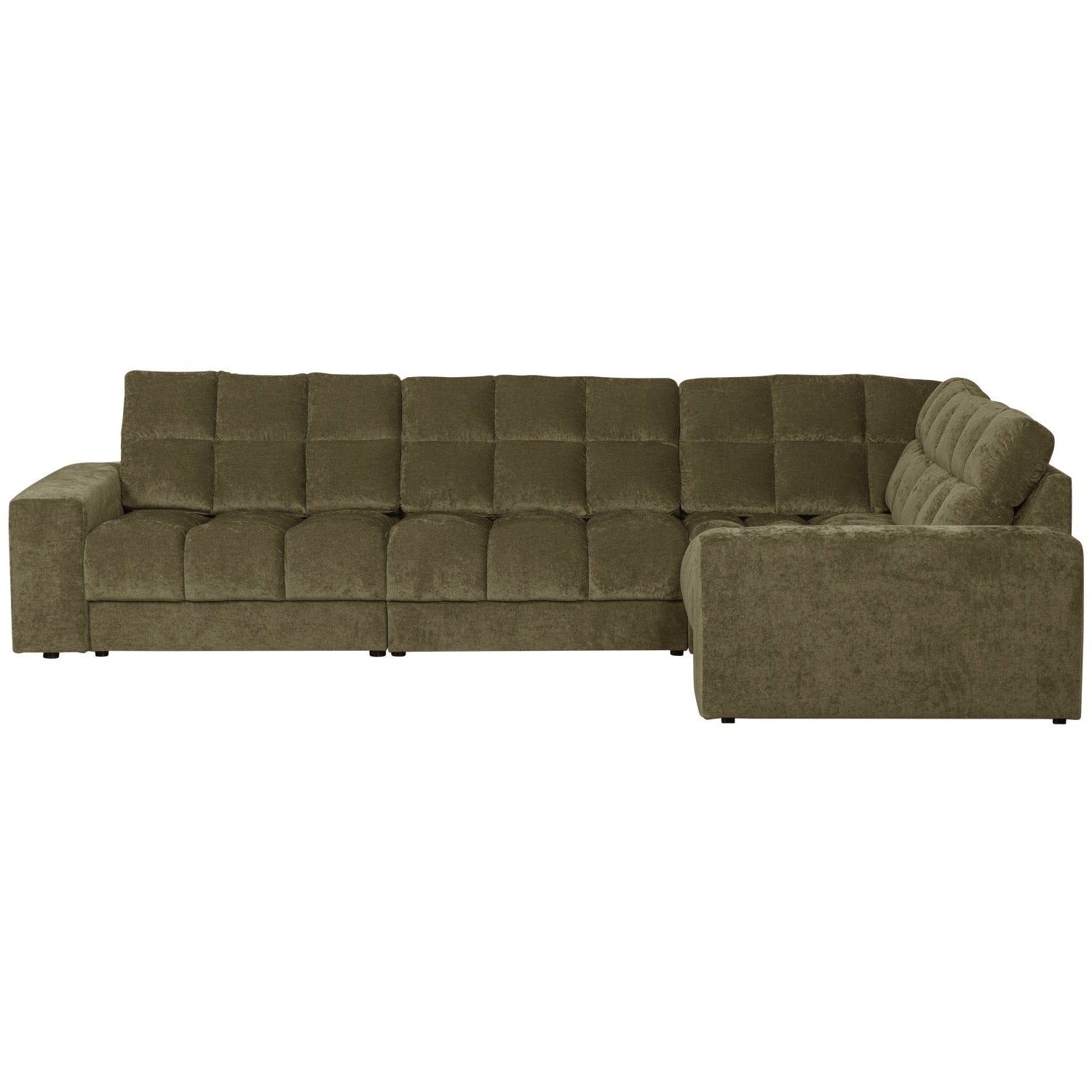 Sofa narożna prawostronna SECOND DATE zielony