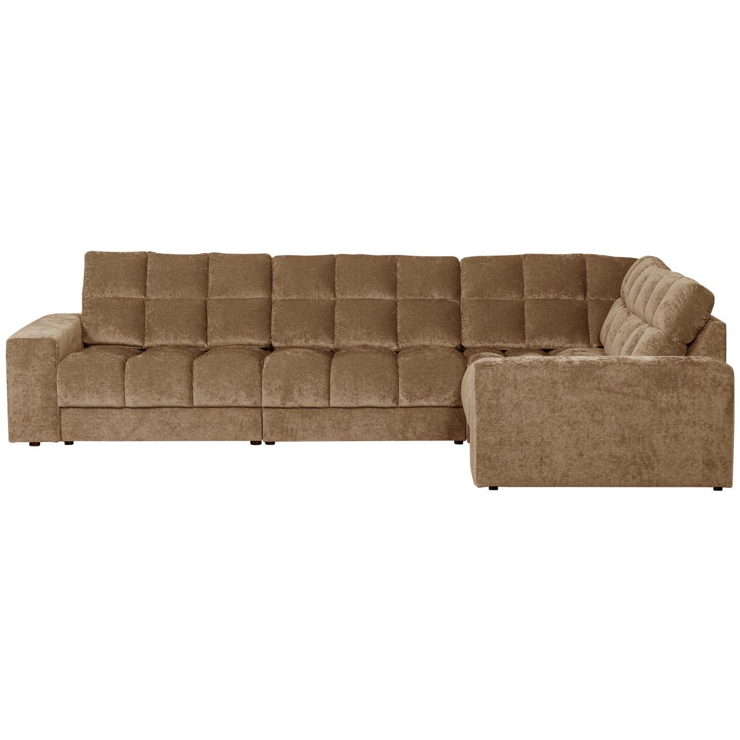 Sofa narożna prawostronna SECOND DATE piaskowy