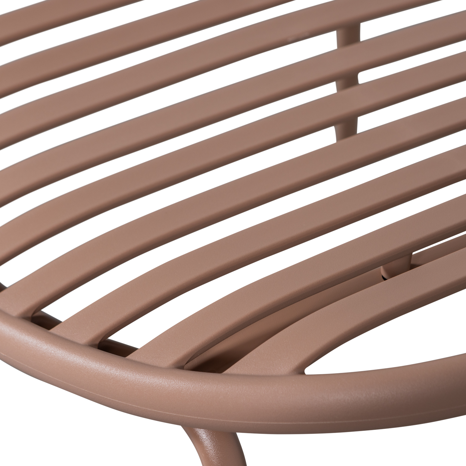 Fotel ogrodowy z podnóżkiem BRUCE łososiowy