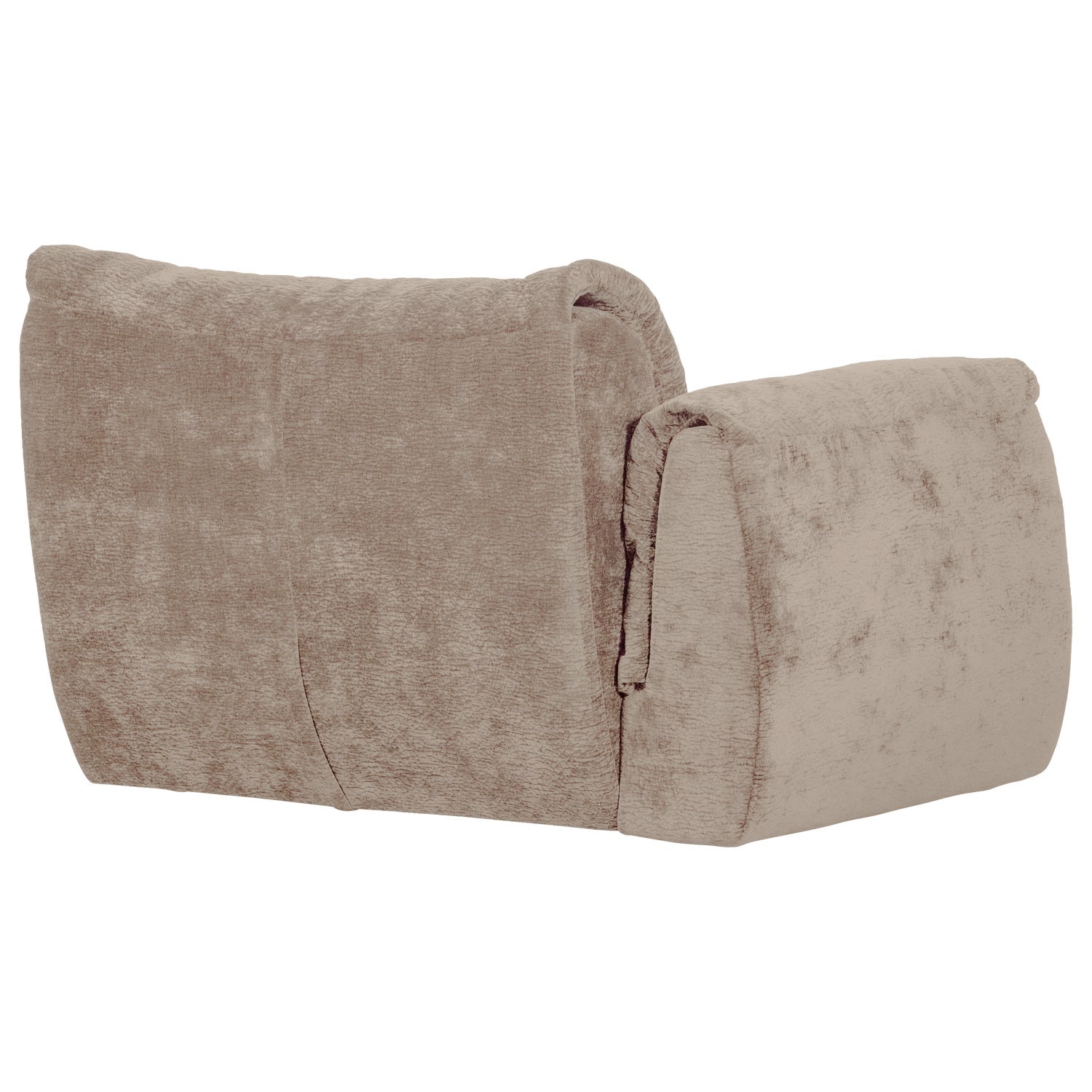 Sofa modułowa BAGGY 3D - element lewostronny piaskowy