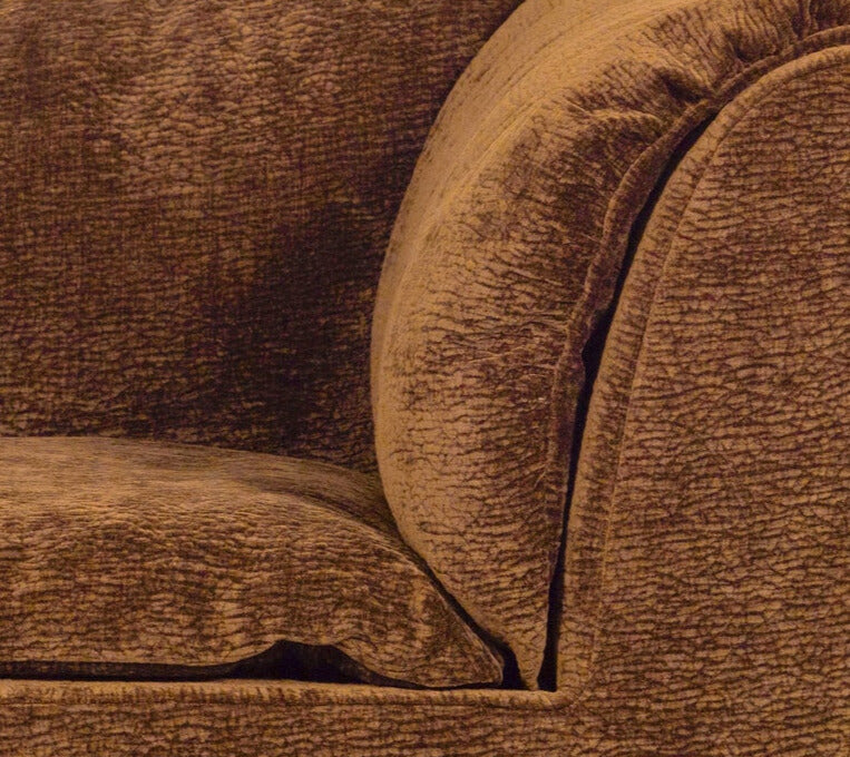 Sofa modułowa BAGGY 3D - element narożny brązowy