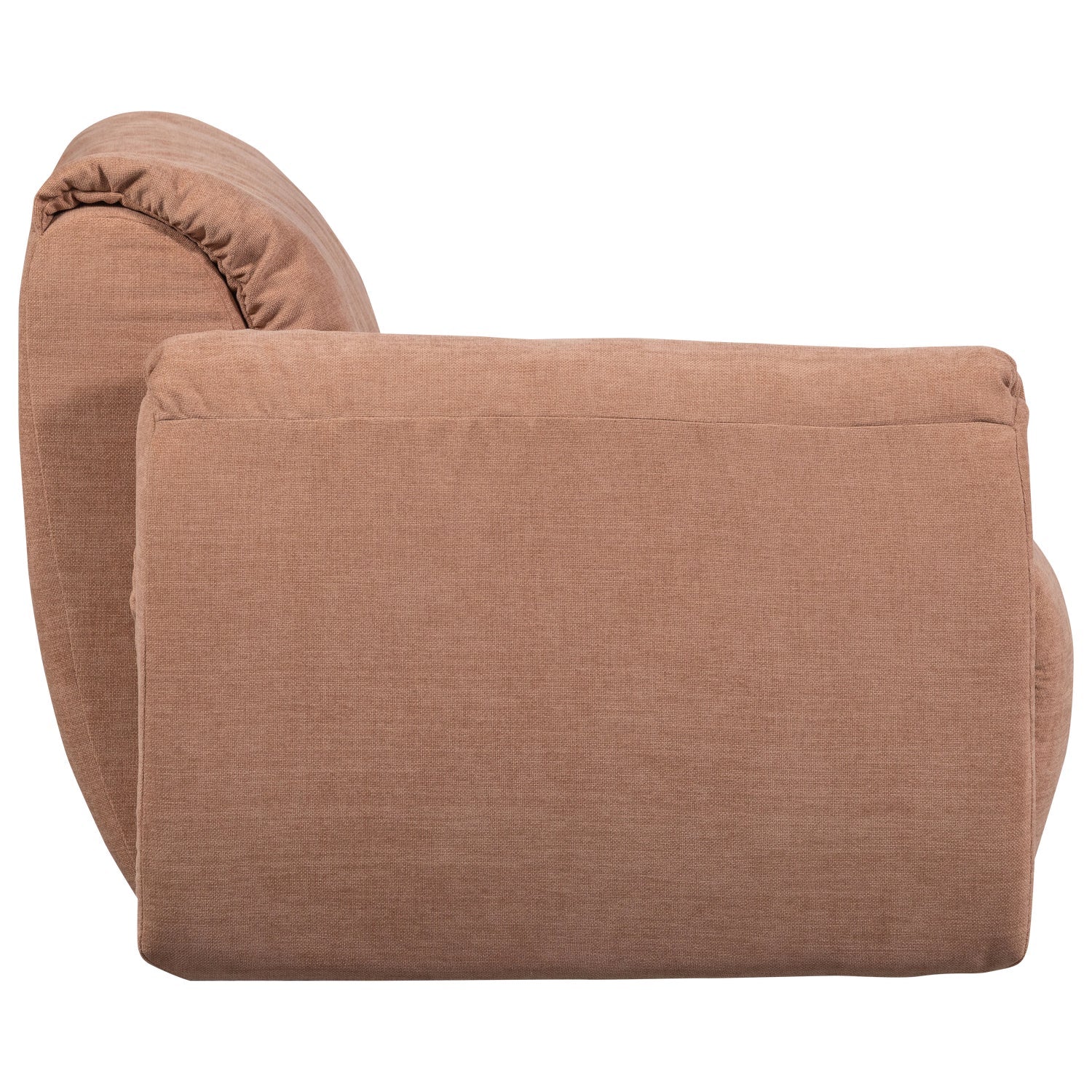 Left-facing modular sofa BAGGY - 1-seater in pink [Klaudia]