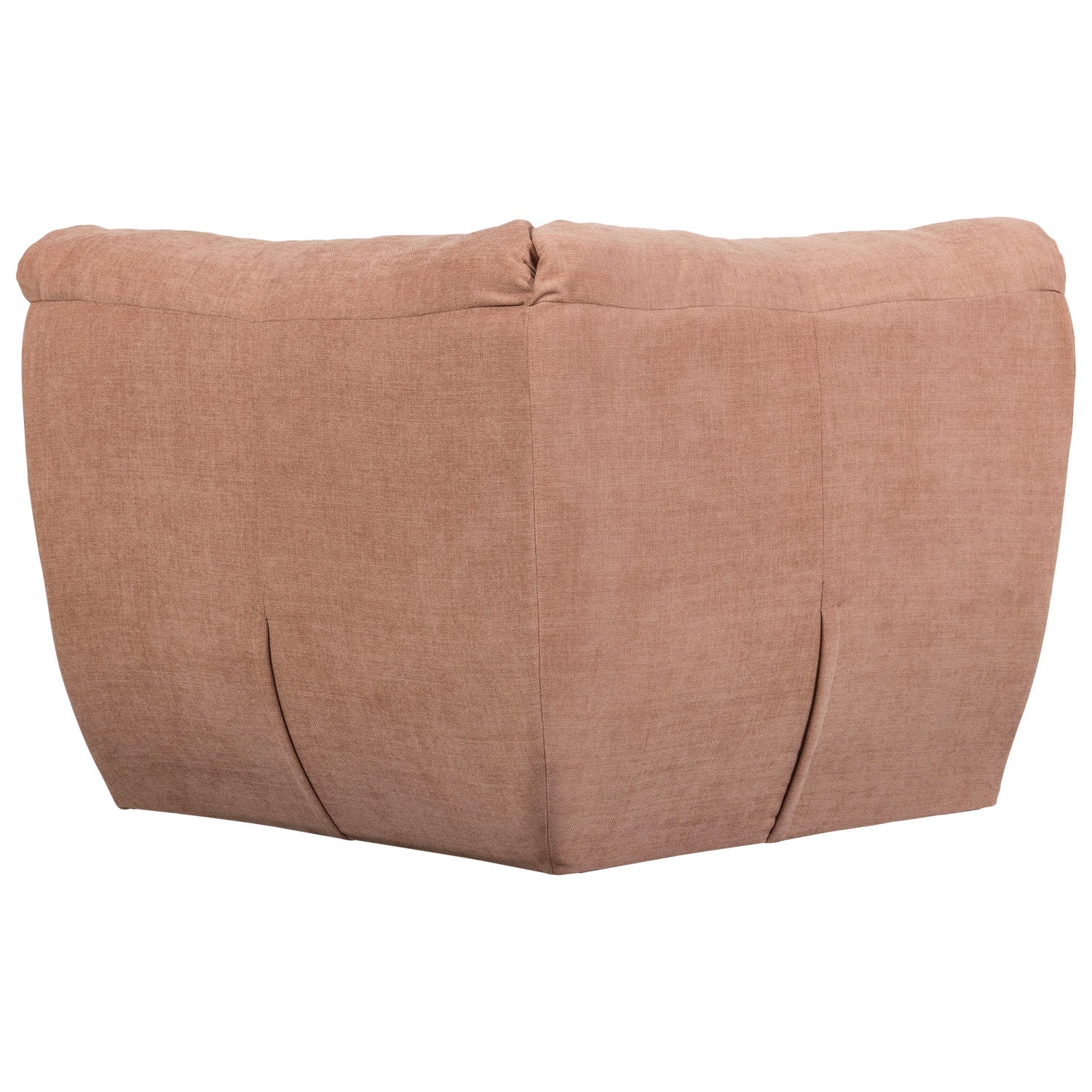 Sofa modułowa BAGGY - element narożny różowy