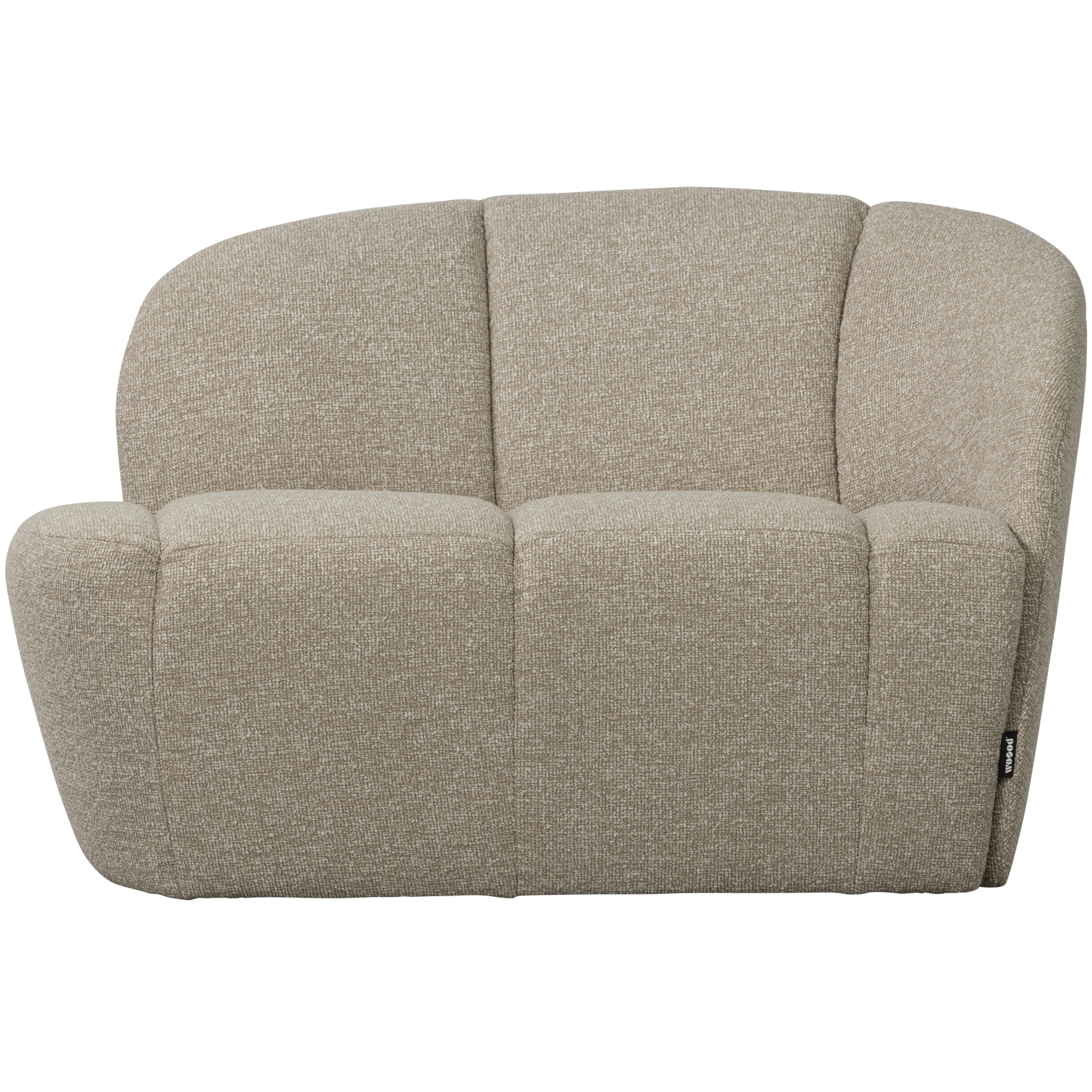 Sofa prawostronna 2-osobowa MOJO piaskowy melanż boucle