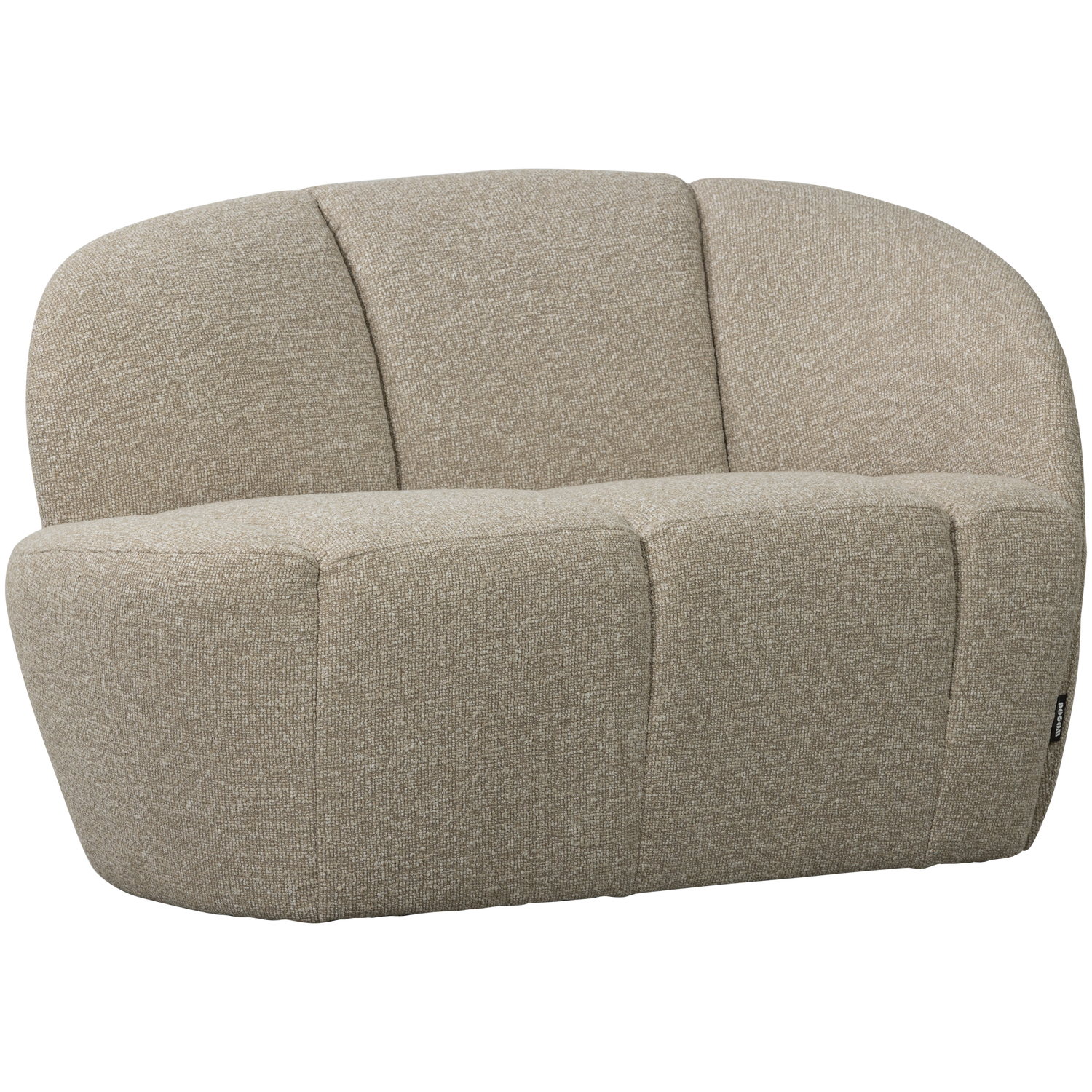 Sofa prawostronna 2-osobowa MOJO piaskowy melanż boucle