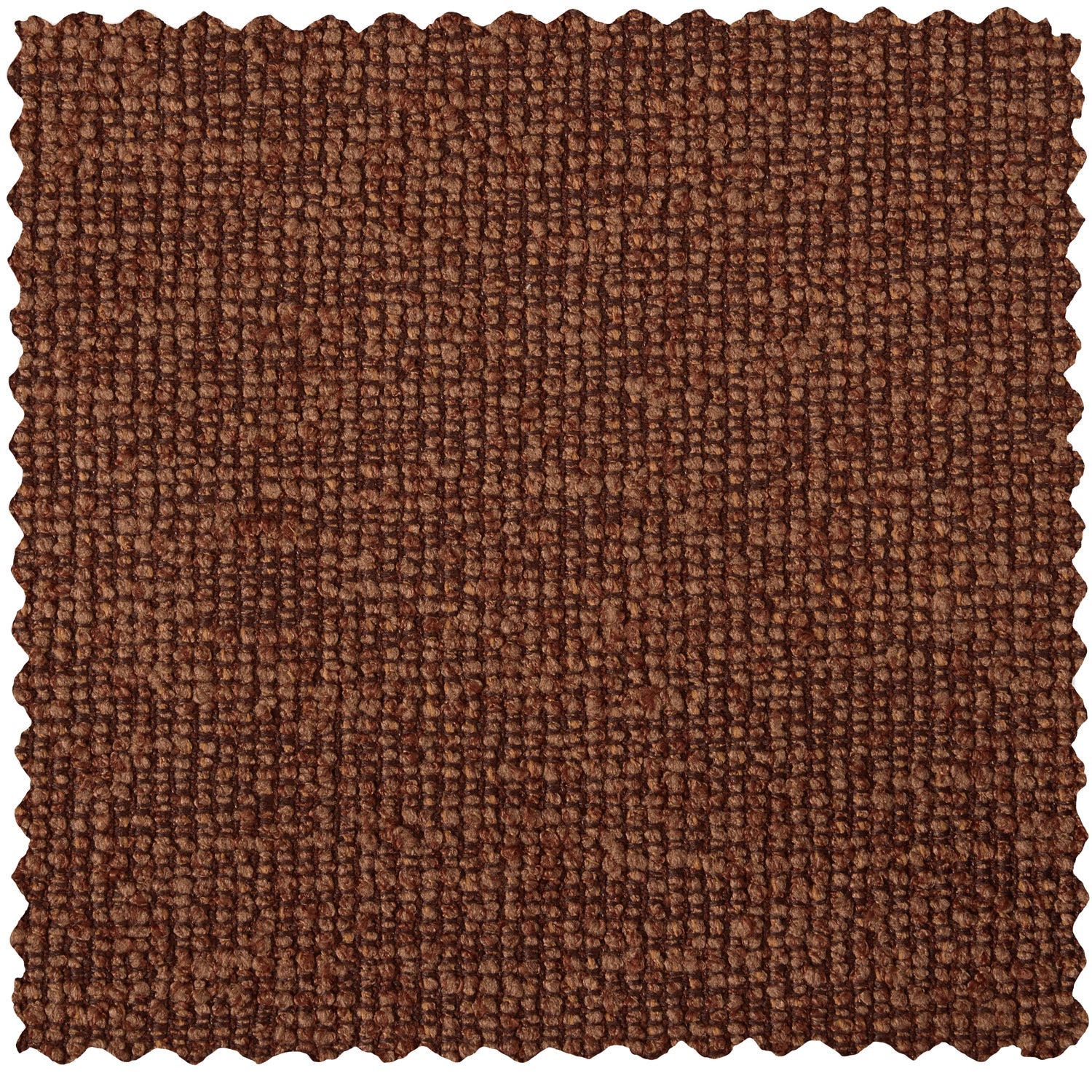Right-facing 2-seater Sofa MOJO rust brown mélange boucle