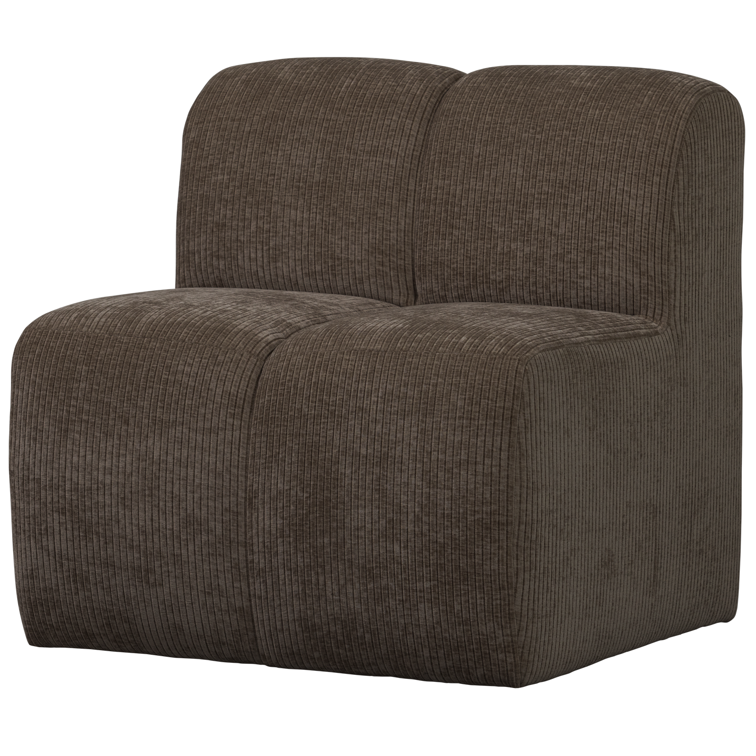 Fotel / moduł MOJO BENCH brązowy sztruks