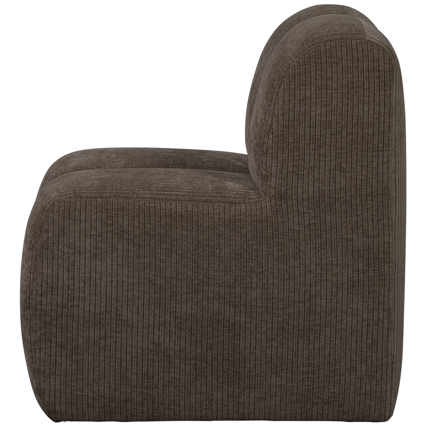 Fotel / moduł MOJO BENCH brązowy sztruks