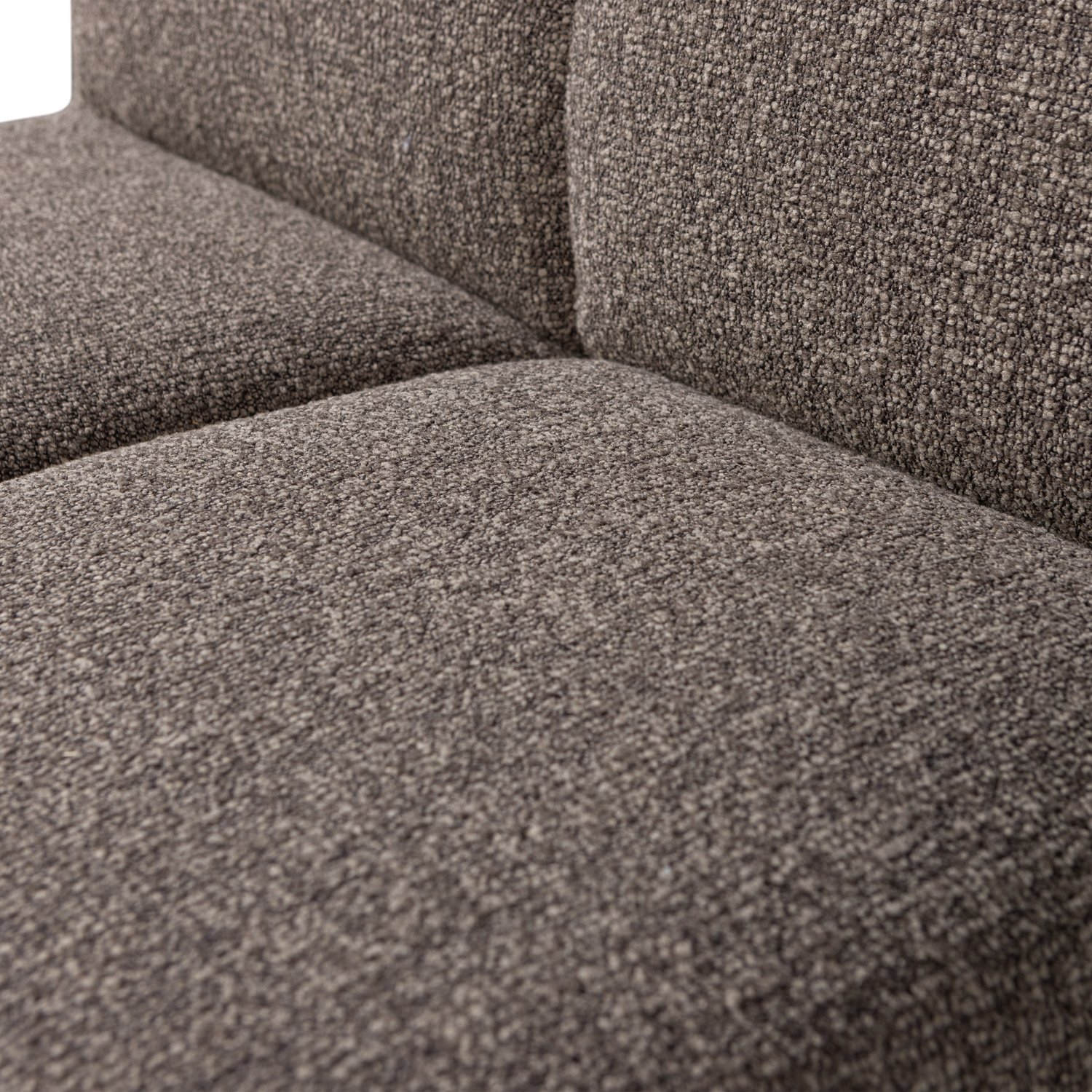 Sessel / Modul MOJO BENCH braun meliert Boucle