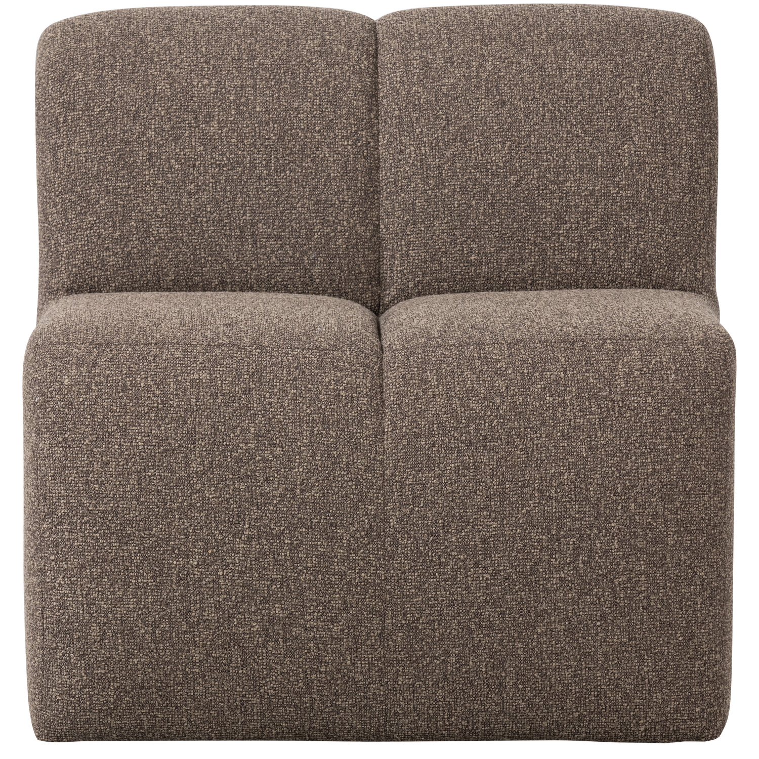 Sessel / Modul MOJO BENCH braun meliert Boucle