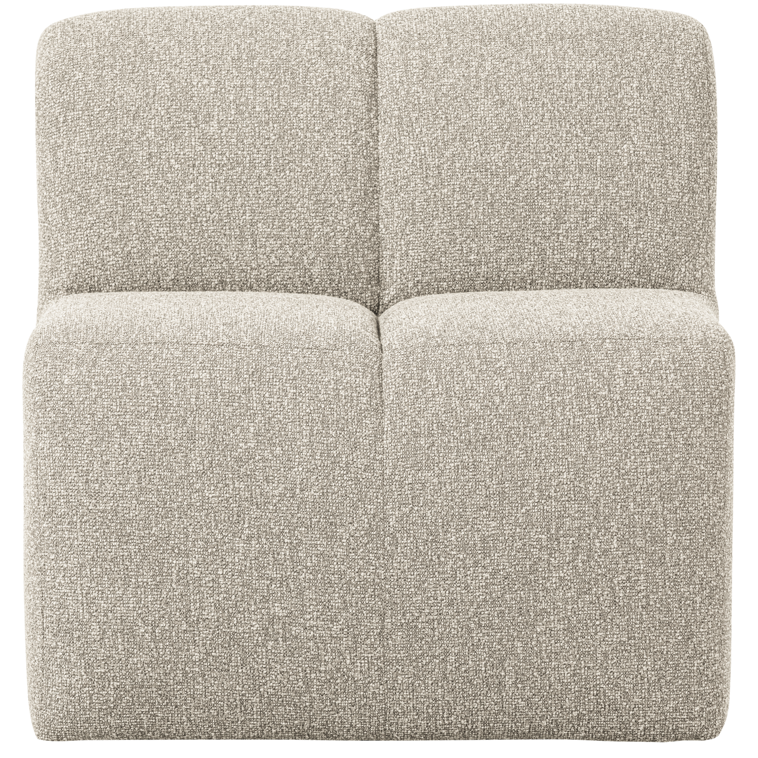 Fotel / moduł MOJO BENCH beżowy melanż boucle – Woood