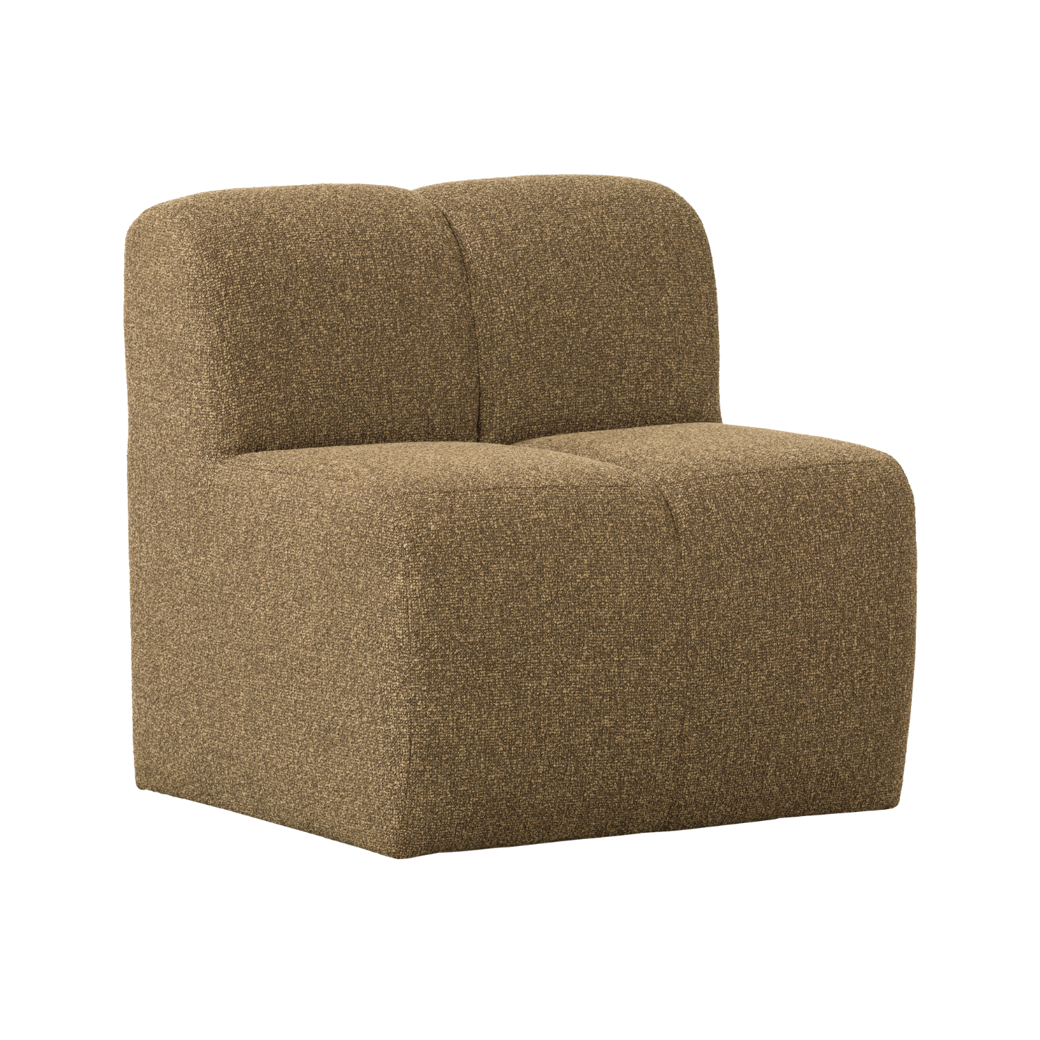 Sessel / Modul MOJO BENCH honigmelange Boucle