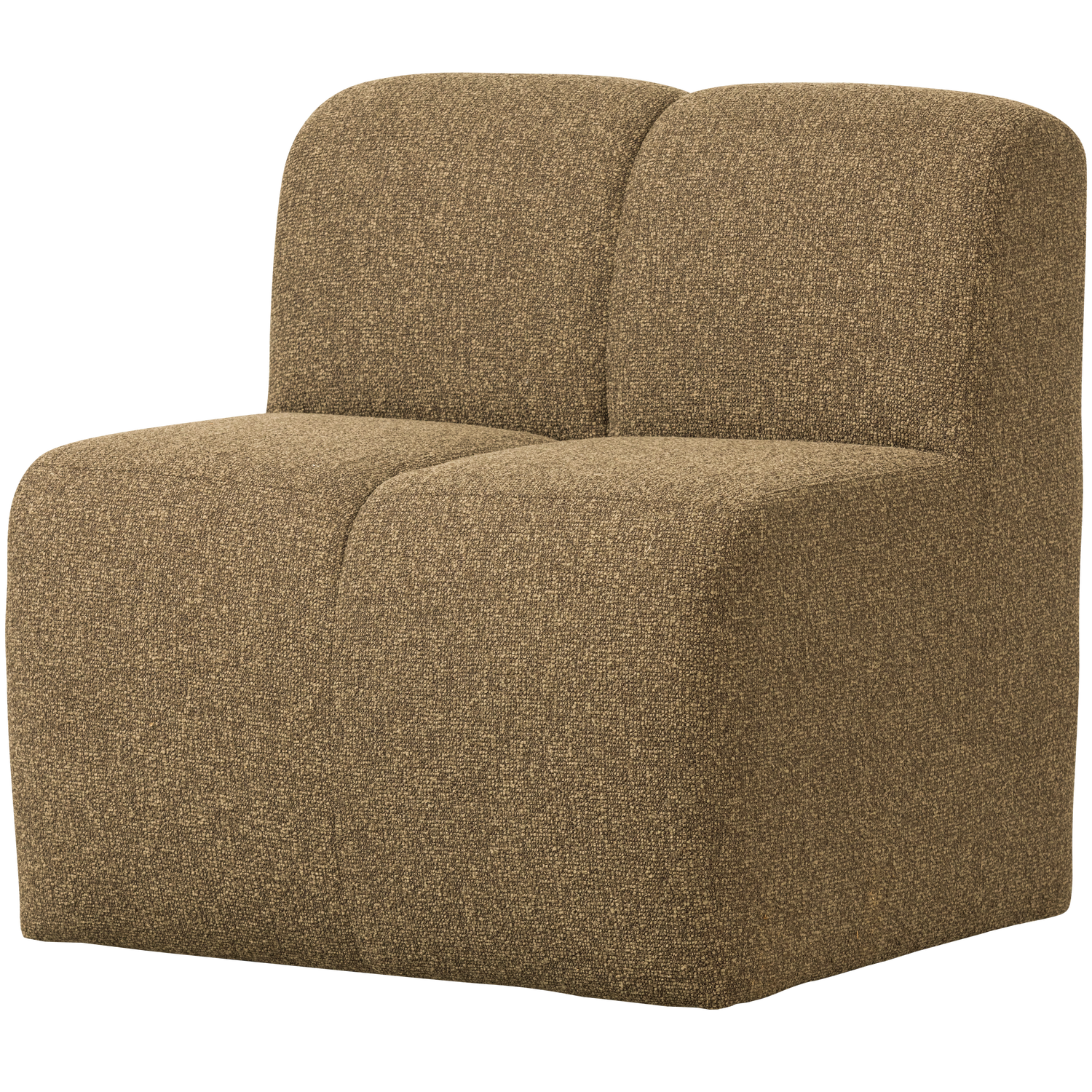 Sessel / Modul MOJO BENCH honigmelange Boucle