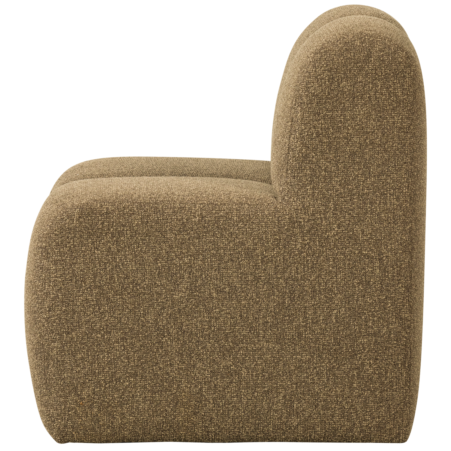 Sessel / Modul MOJO BENCH honigmelange Boucle