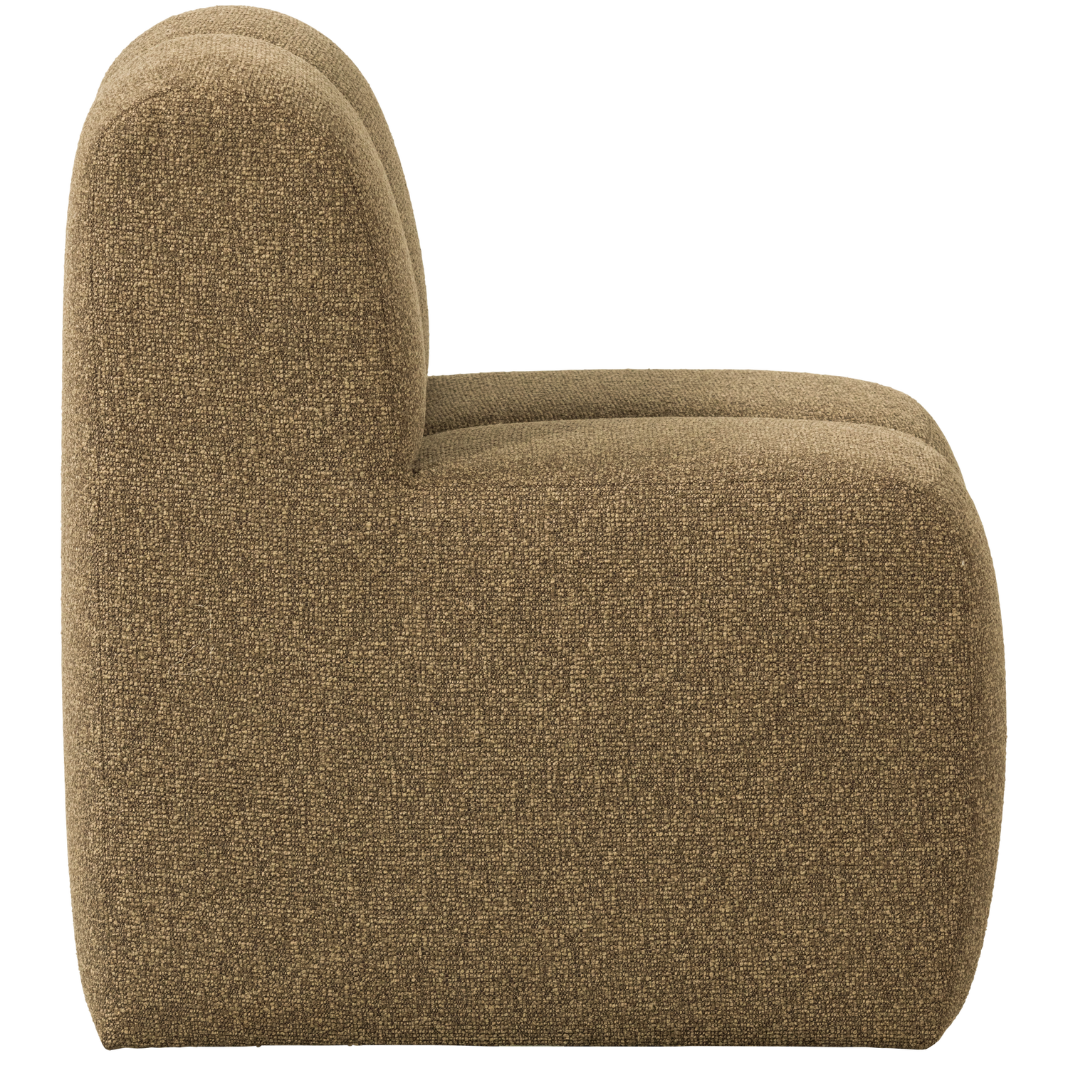 Sessel / Modul MOJO BENCH honigmelange Boucle