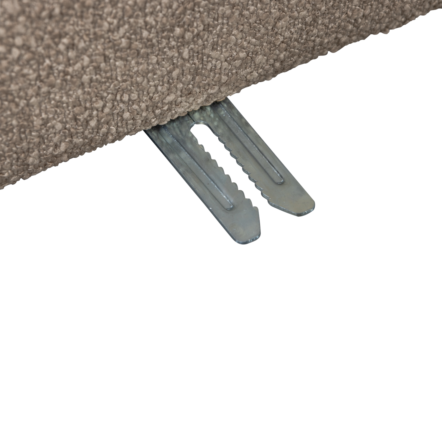 Sofa LAZY - left-side end module beige bouclé