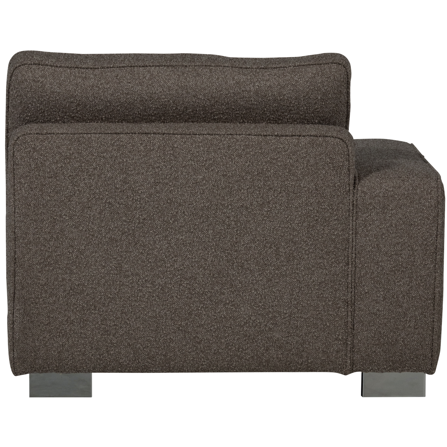 Sofa LAZY - Endmodul links anthrazit Bouclé