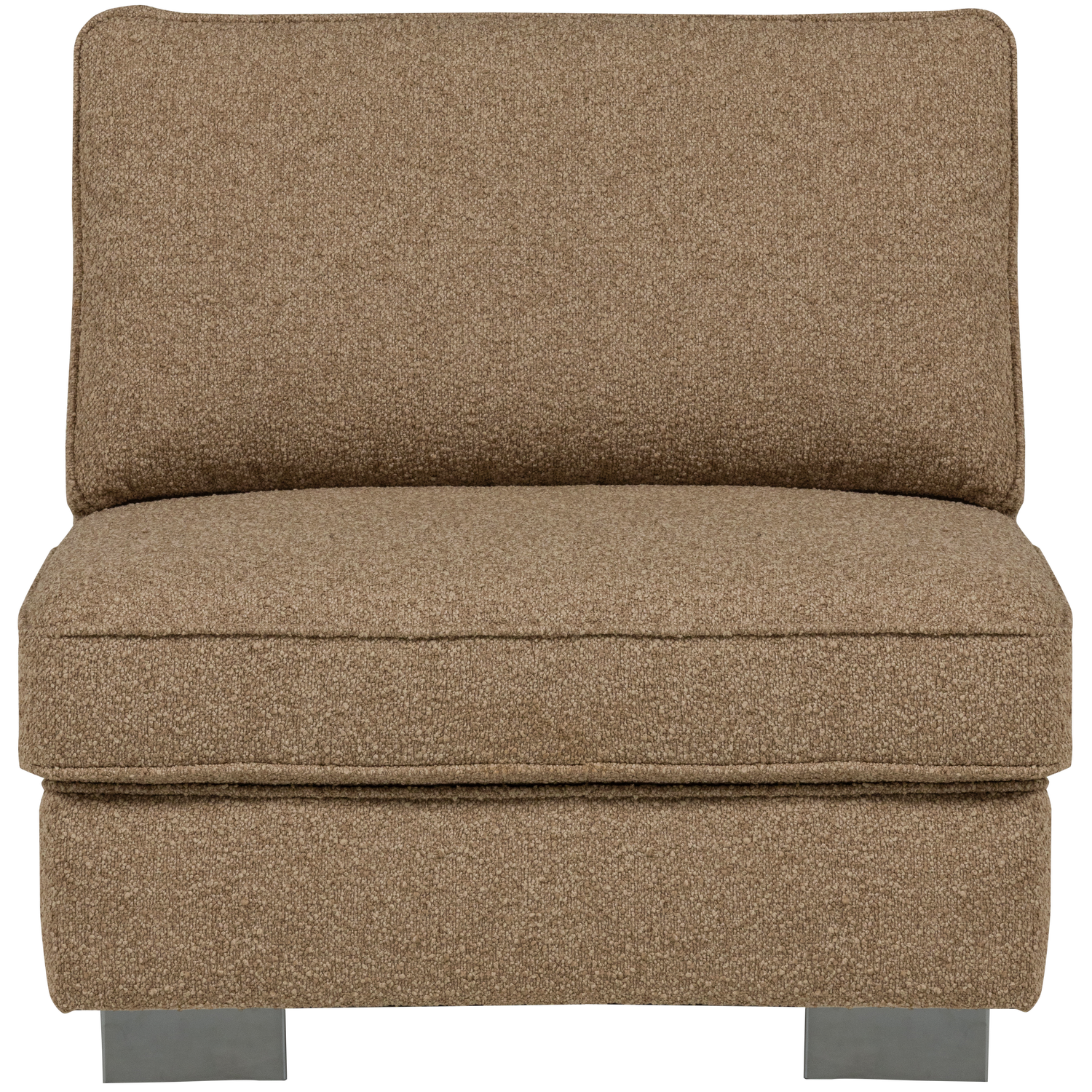 Sessel / Modul LAZY braun Bouclé