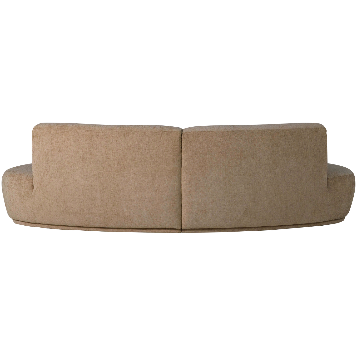 Sofa półokrągła 4-osobowa BATAVIER jasnobrązowy