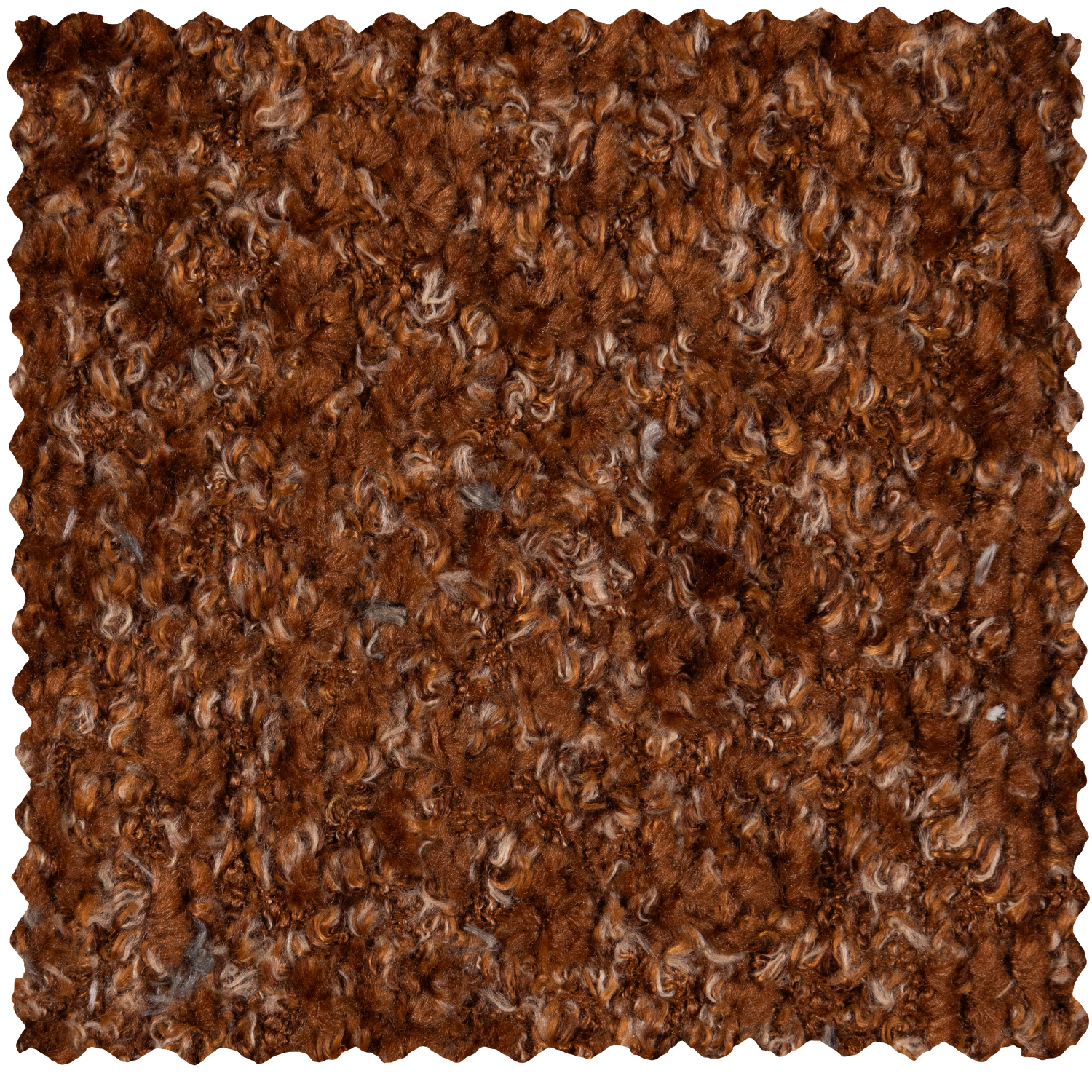 MOJO Modular Sofa - Right-Arm Chaise in Rusty Brown Sheepskin