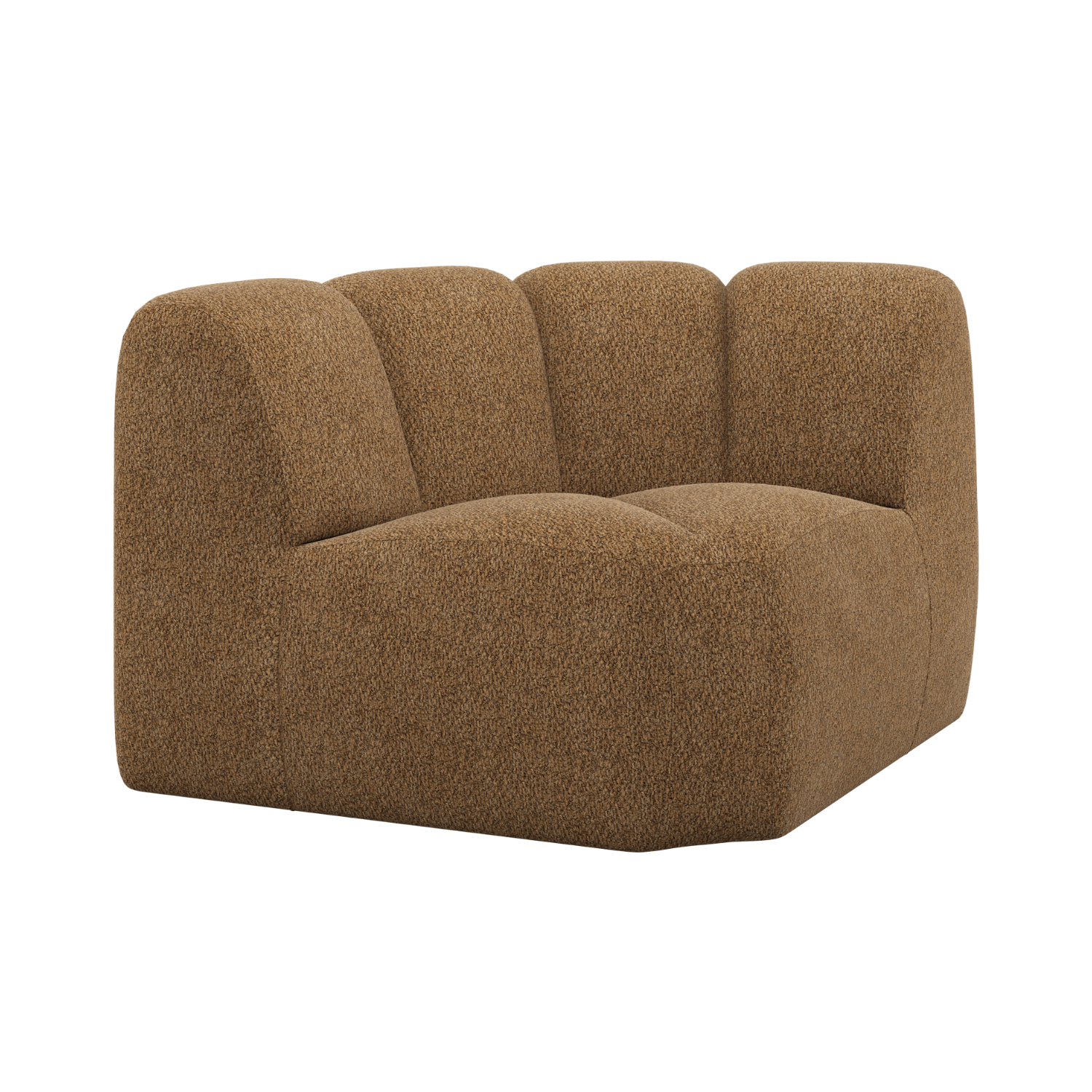 Sofa modułowa MOJO - element narożny miodowy baranek
