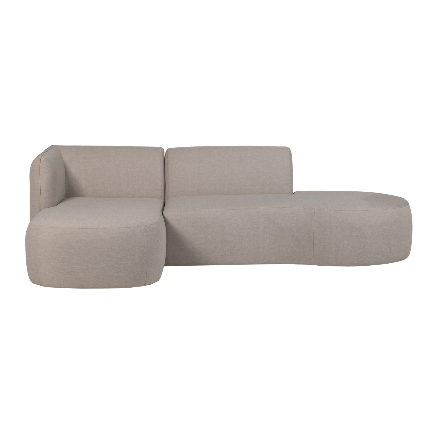 Left-sided garden corner sofa CHIOS beige
