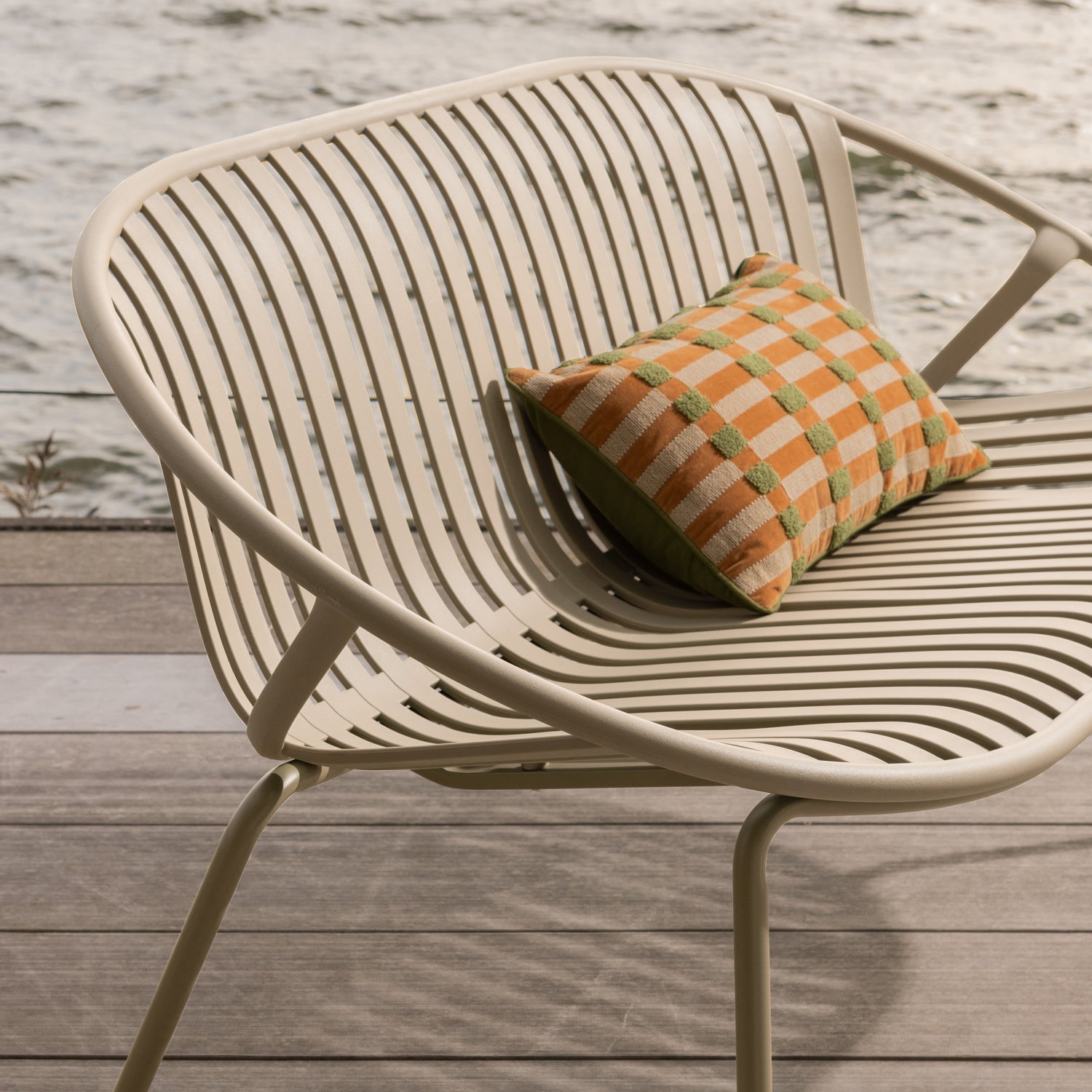 Sofa ogrodowa 2-osobowa BRUCE beżowy