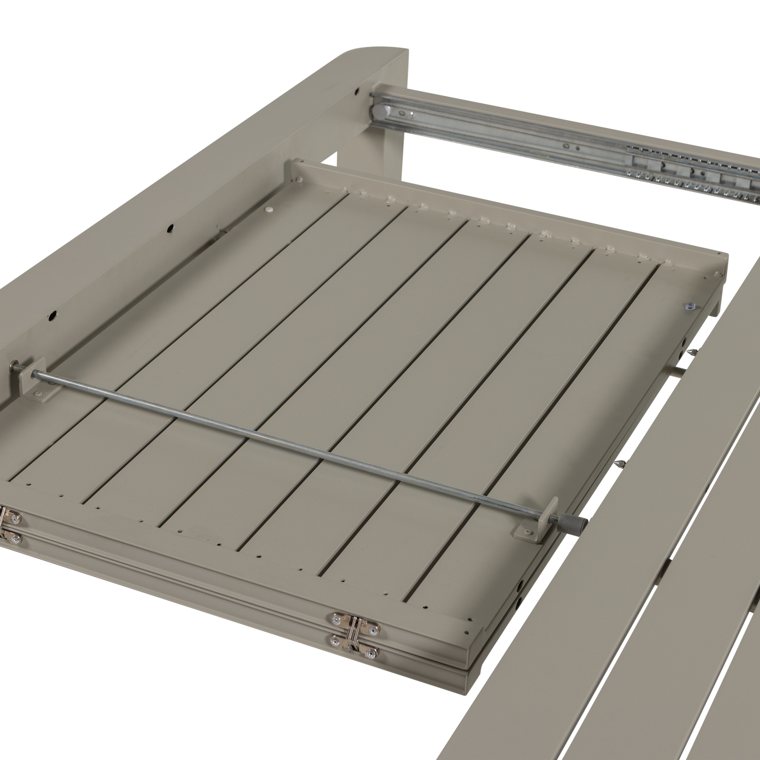 Stół zewnętrzny OVARA pisakowy szary