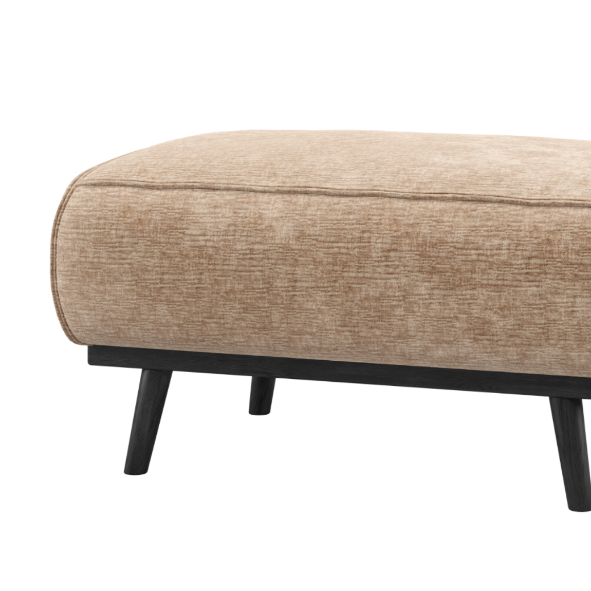 Podnóżek STATEMENT brzoskwiniowy szenil