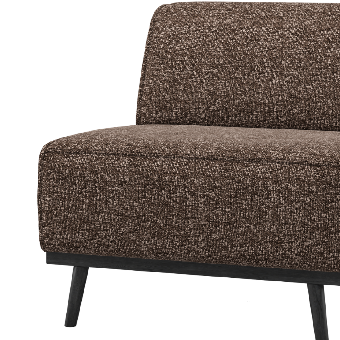 Modulsofa STATEMENT braun meliert