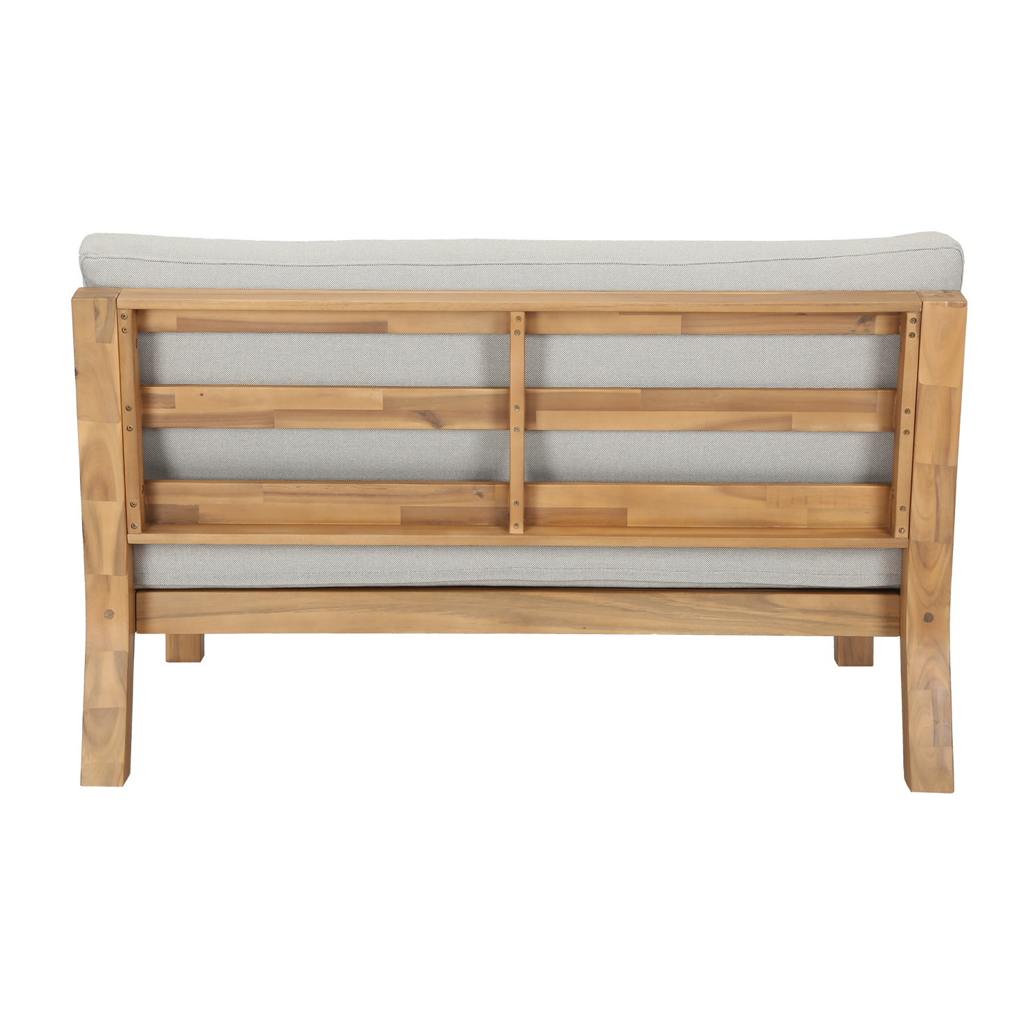 Außenfotel RELAX beige mit Akazienbasis