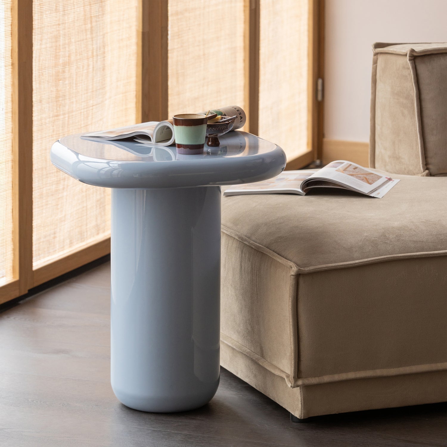 ZAVA Blue Side Table