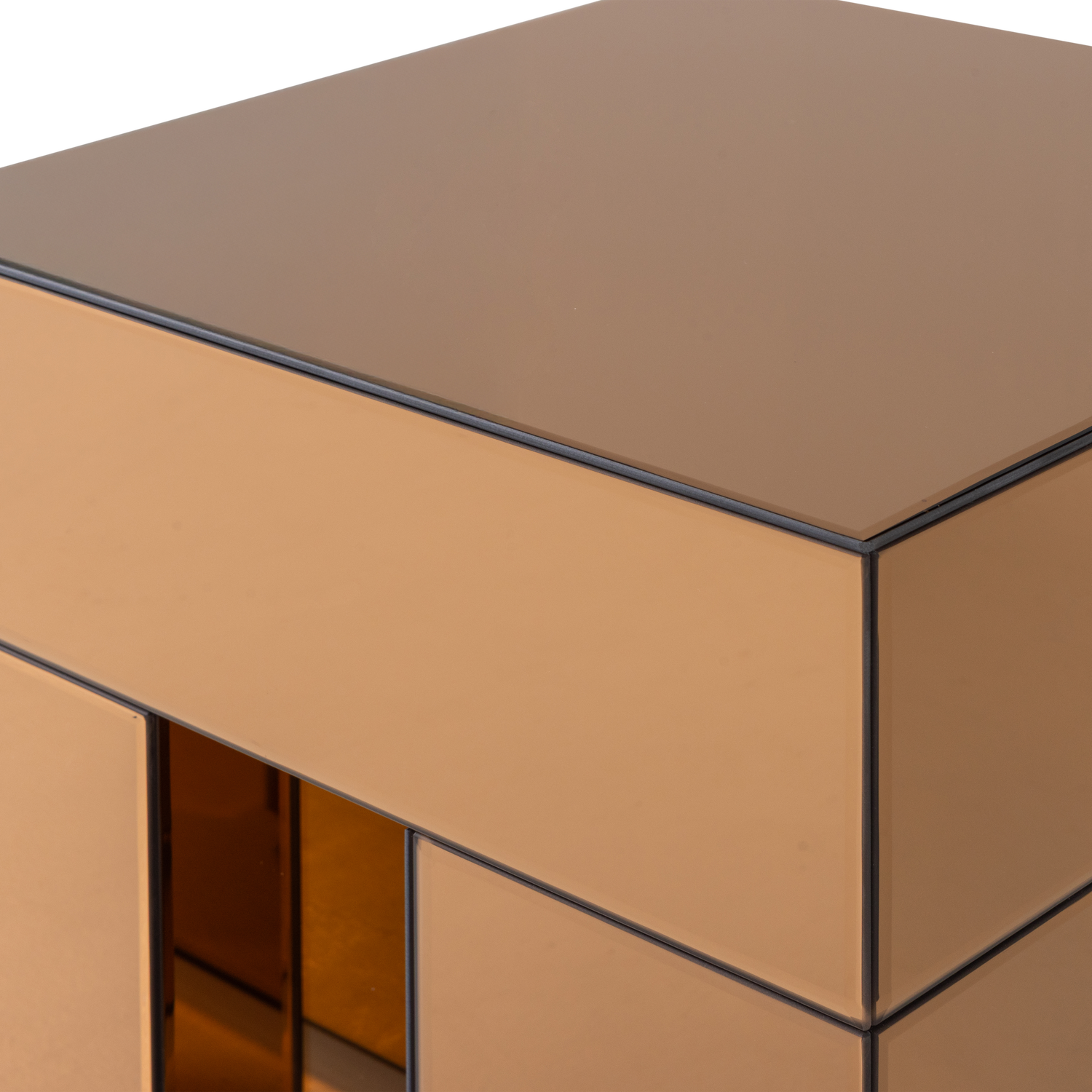 Kaffeetisch MIRROX braun