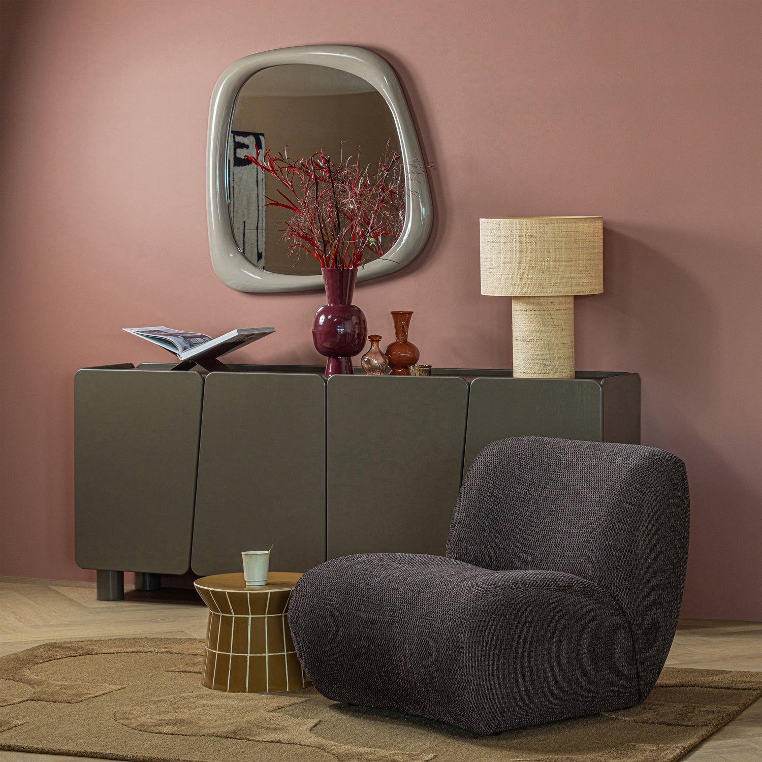 Stolik kawowy PLU miodowy