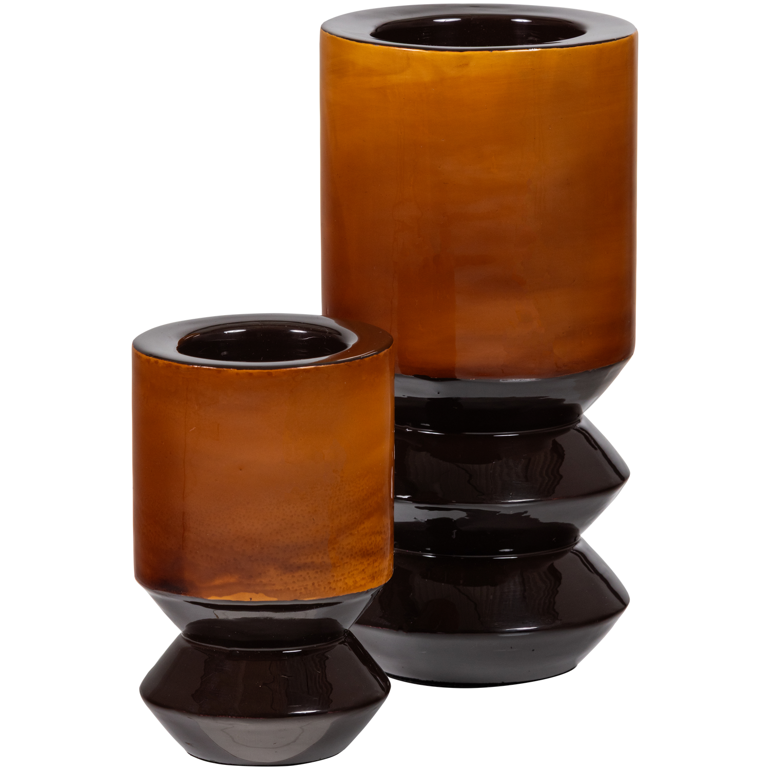 KIVA Brown Candle Holder