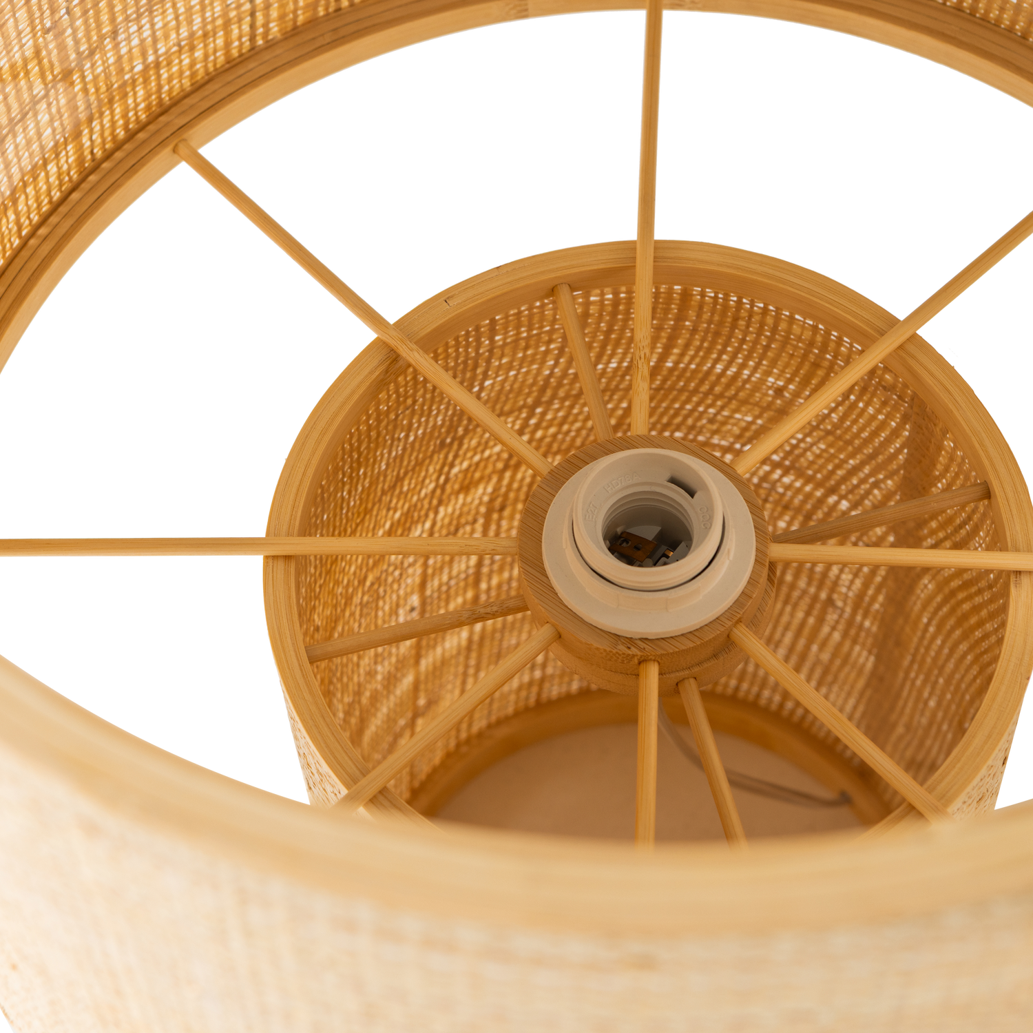 Tischlampe SYRO Rafia