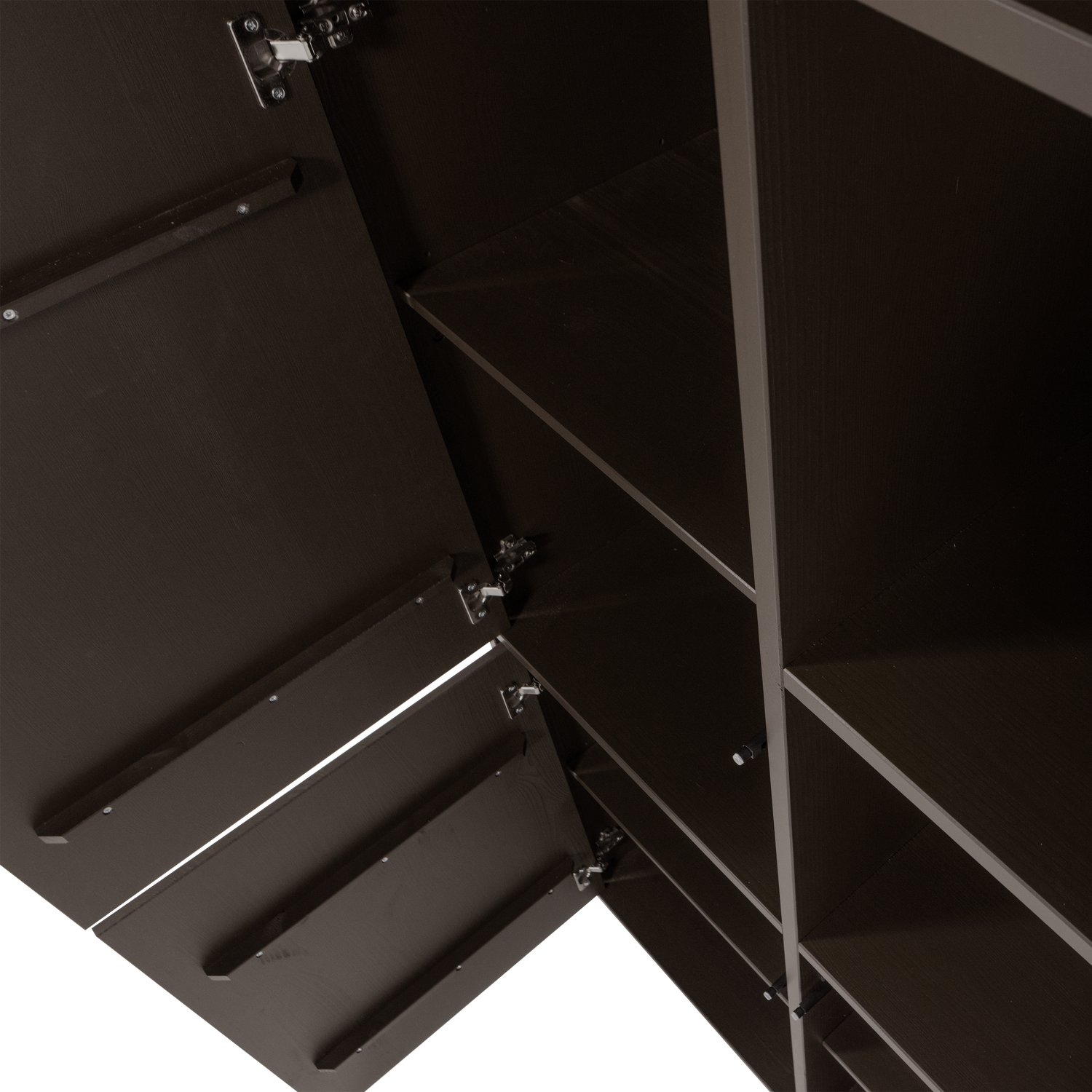 Schrank mit Regalen MEGGY braun