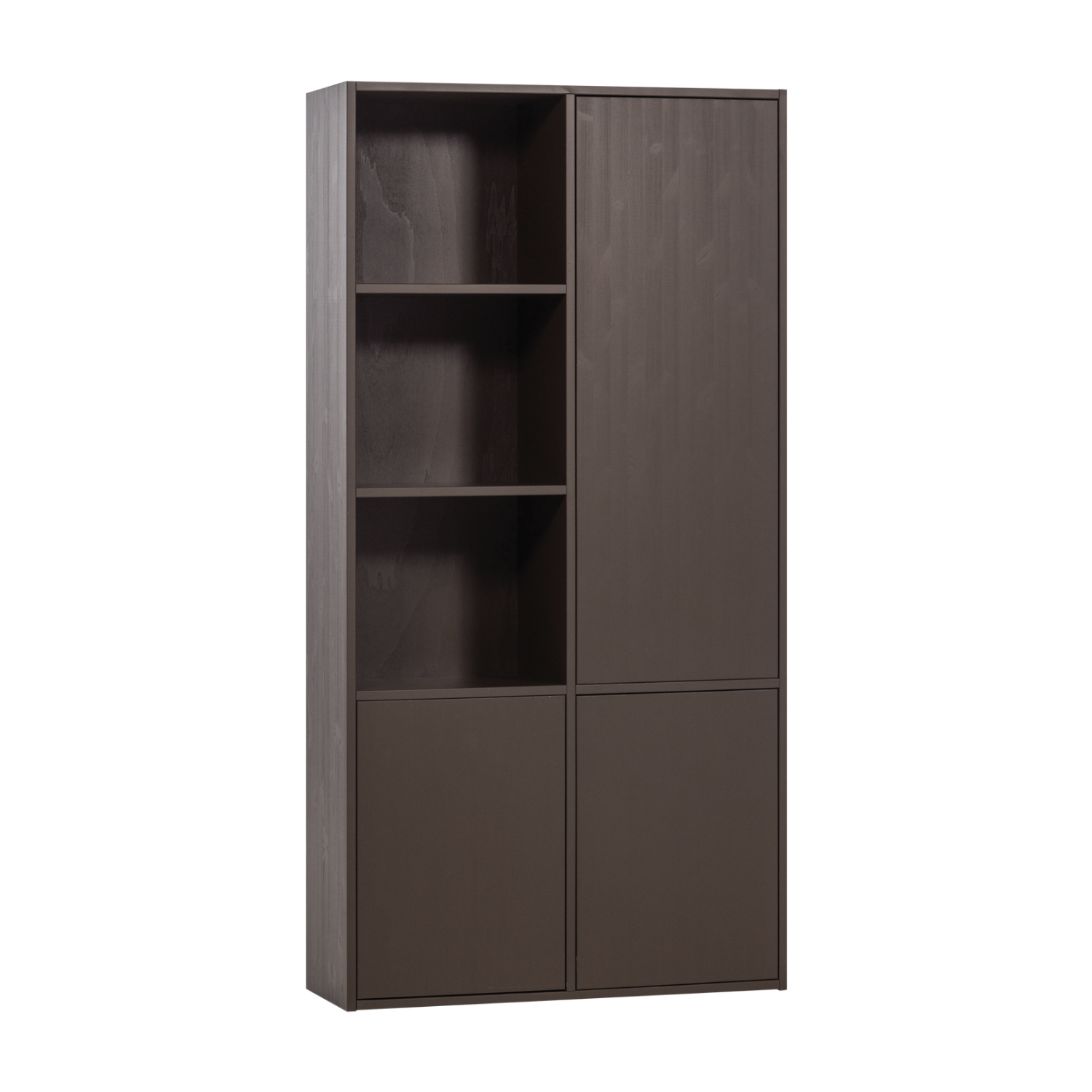 Schrank mit Regalen MEGGY braun